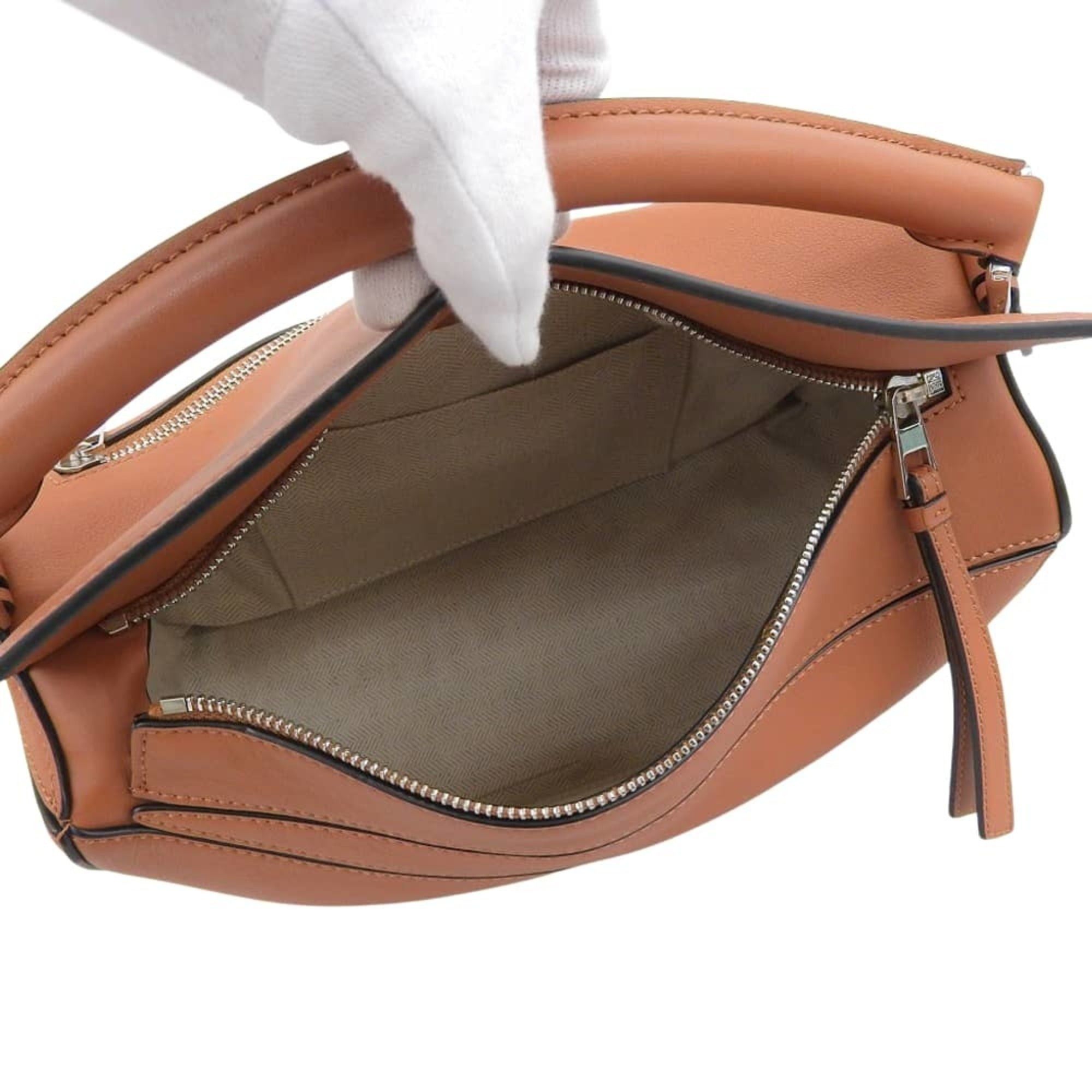Loewe LOEWE Puzzle Bag Medium Handbag Shoulder Leather Brown Size ONE SIZE - 3 Thumbnail