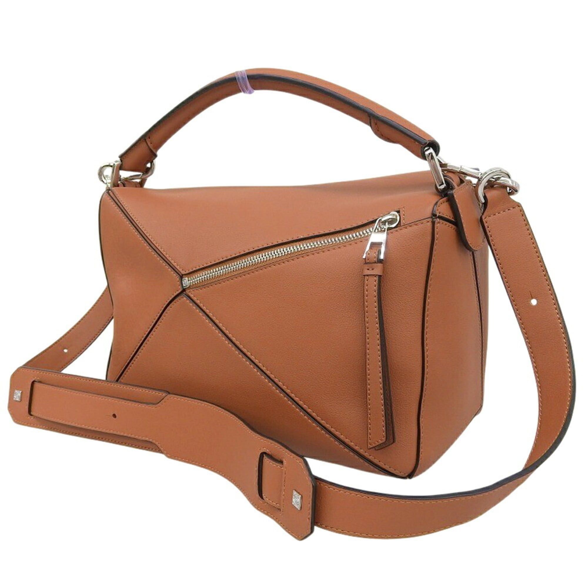 Loewe LOEWE Puzzle Bag Medium Handbag Shoulder Leather Brown Size ONE SIZE - 2 Thumbnail