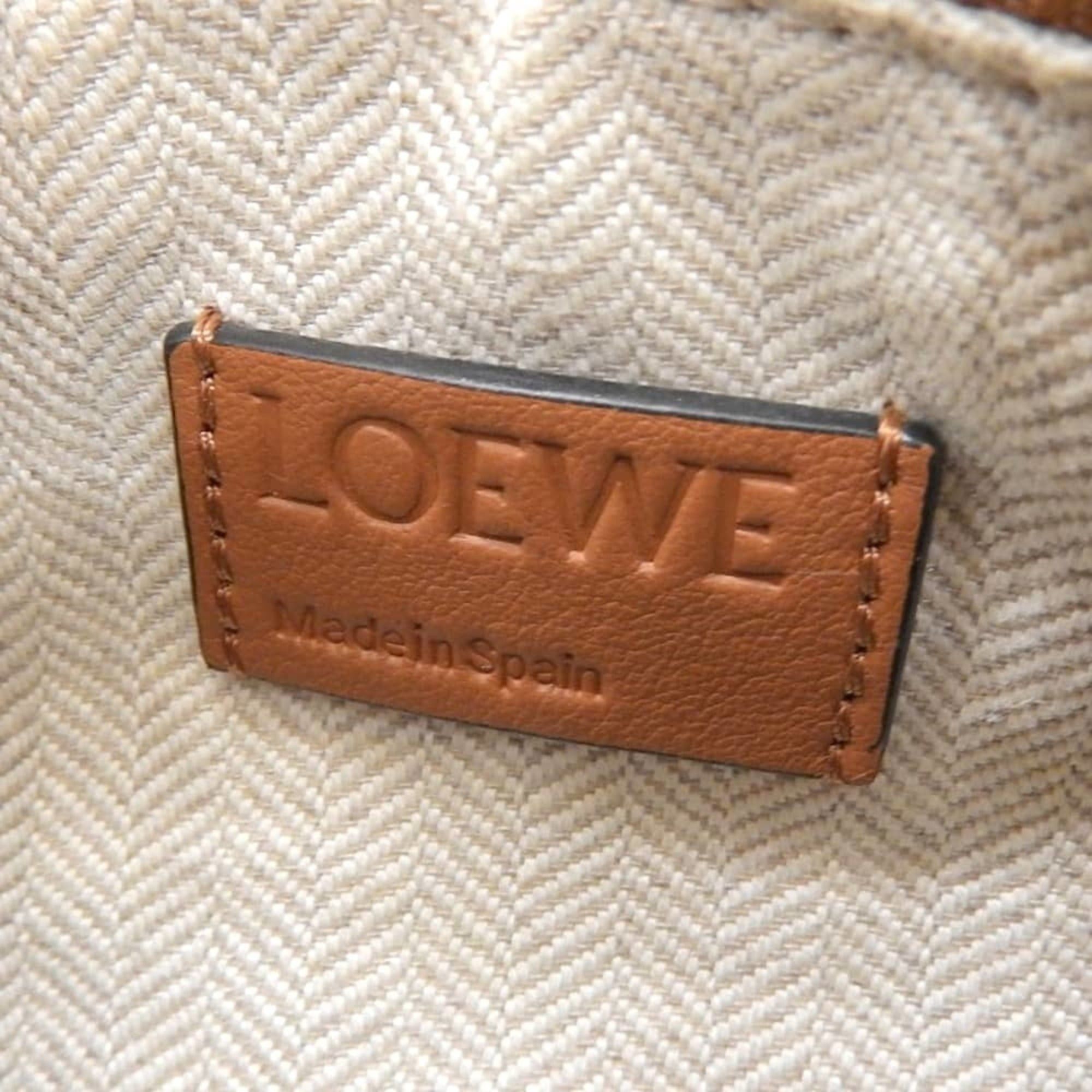 Loewe LOEWE Puzzle Bag Medium Handbag Shoulder Leather Brown Size ONE SIZE - 8 Thumbnail