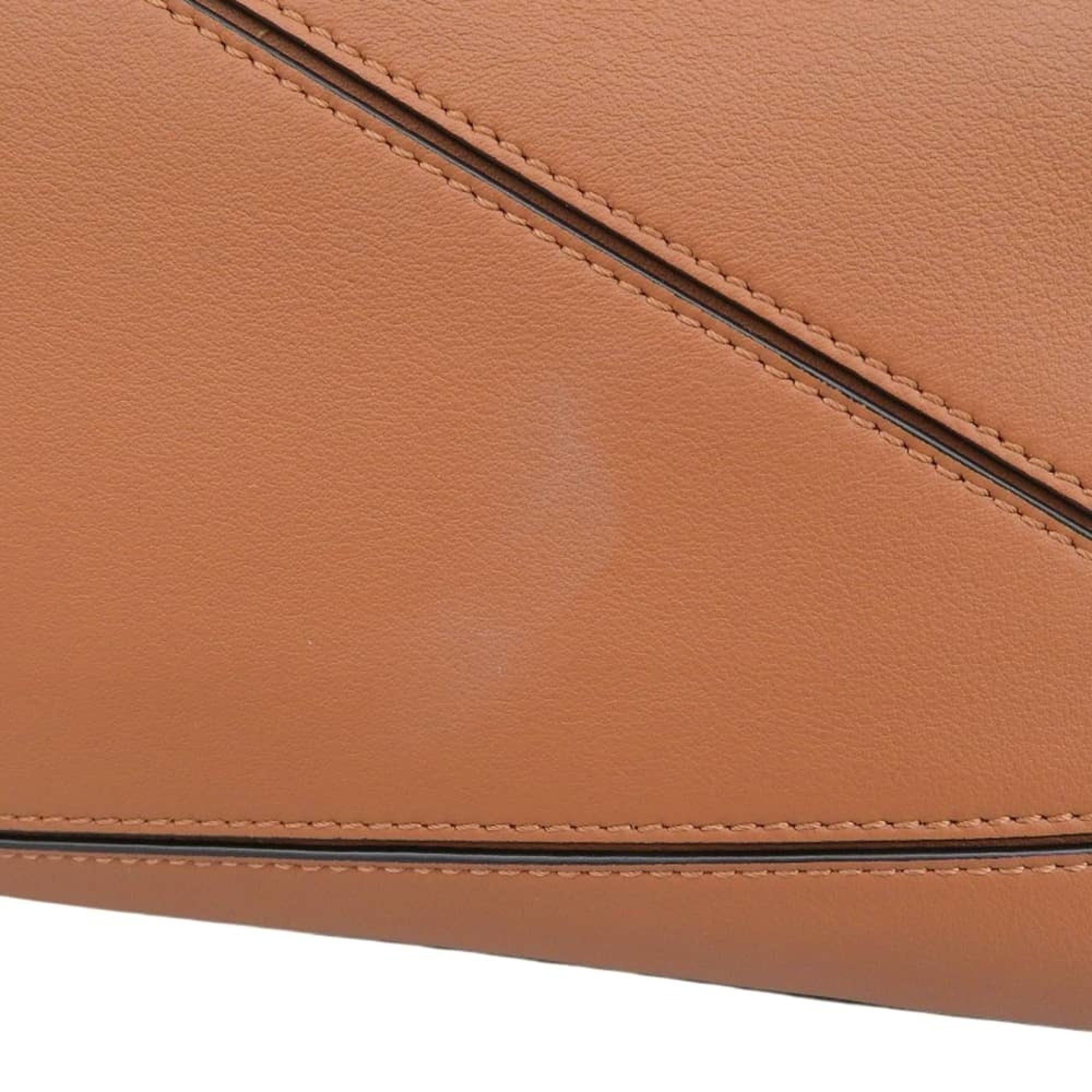 Loewe LOEWE Puzzle Bag Medium Handbag Shoulder Leather Brown Size ONE SIZE - 5 Thumbnail