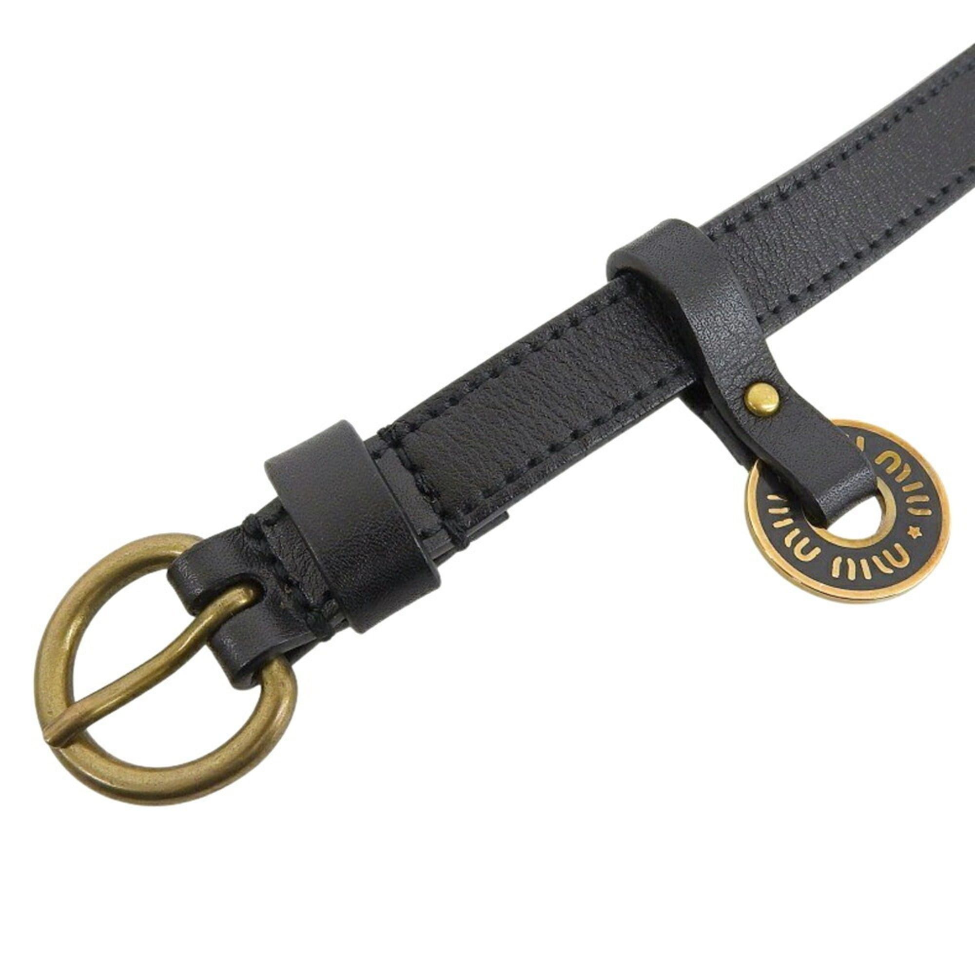 Miu Miu Miu MIUMIU Belt 85/34 Women's Slim Waist Size ONE SIZE - 3 Thumbnail