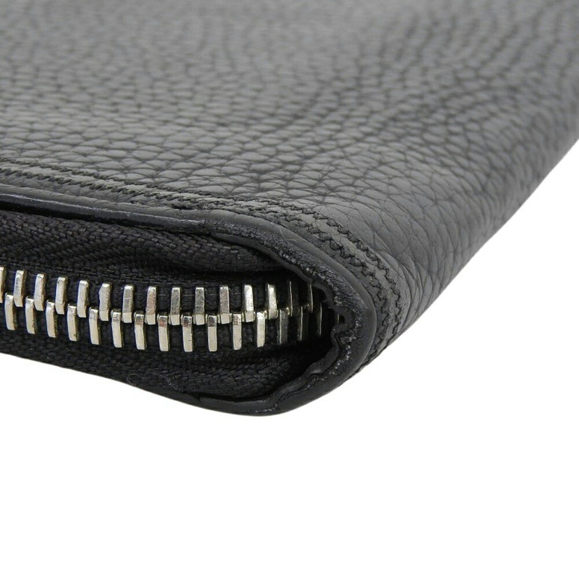 Louis Vuitton Louis Vuitton Zippy Wallet Vertical M68228 LV Round Long Leather Black Size ONE SIZE - 4 Thumbnail