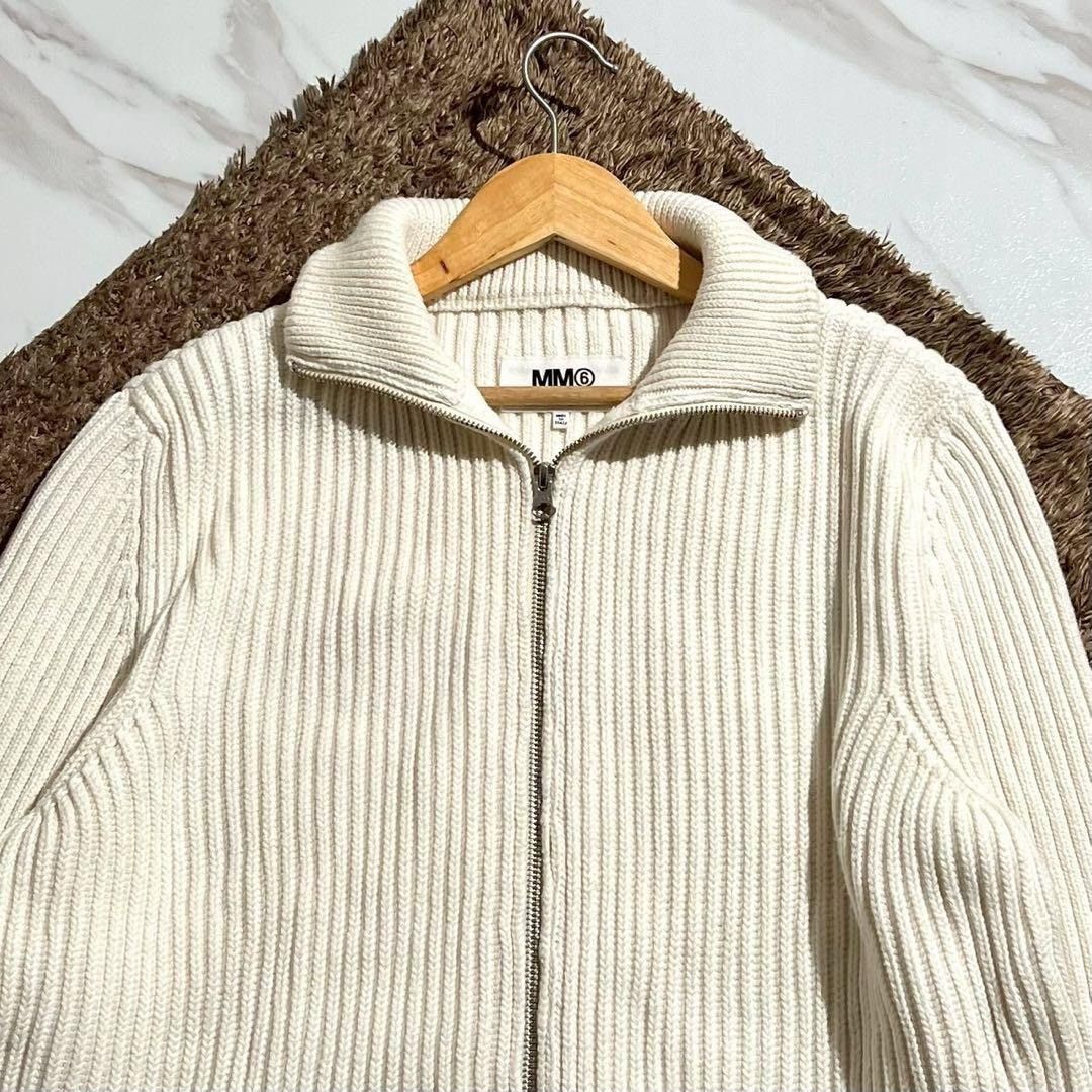 Maison Margiela Maison Margiela 23SS Driver's Knitwear White Size M Size US S / EU 44-46 / 1 - 6 Thumbnail