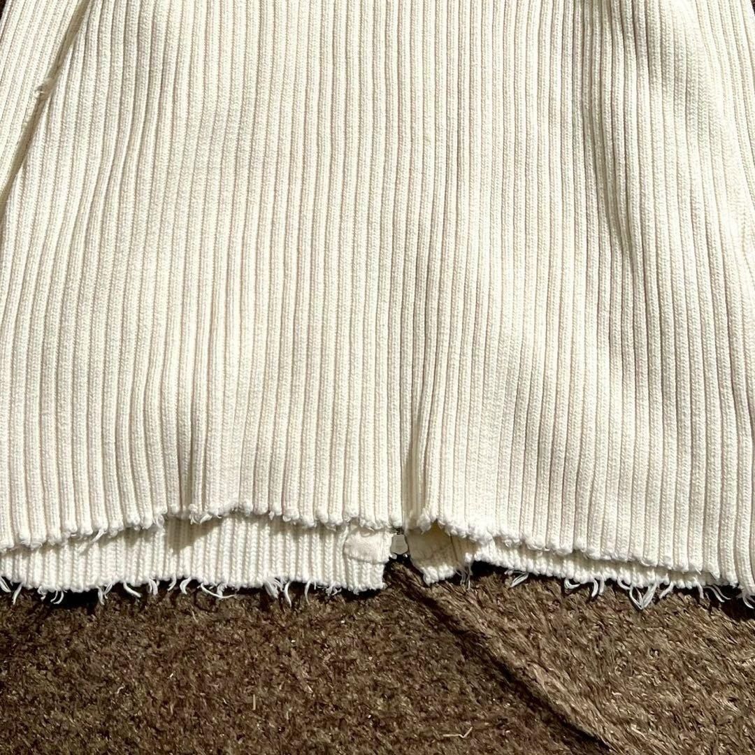 Maison Margiela Maison Margiela 23SS Driver's Knitwear White Size M Size US S / EU 44-46 / 1 - 9 Thumbnail