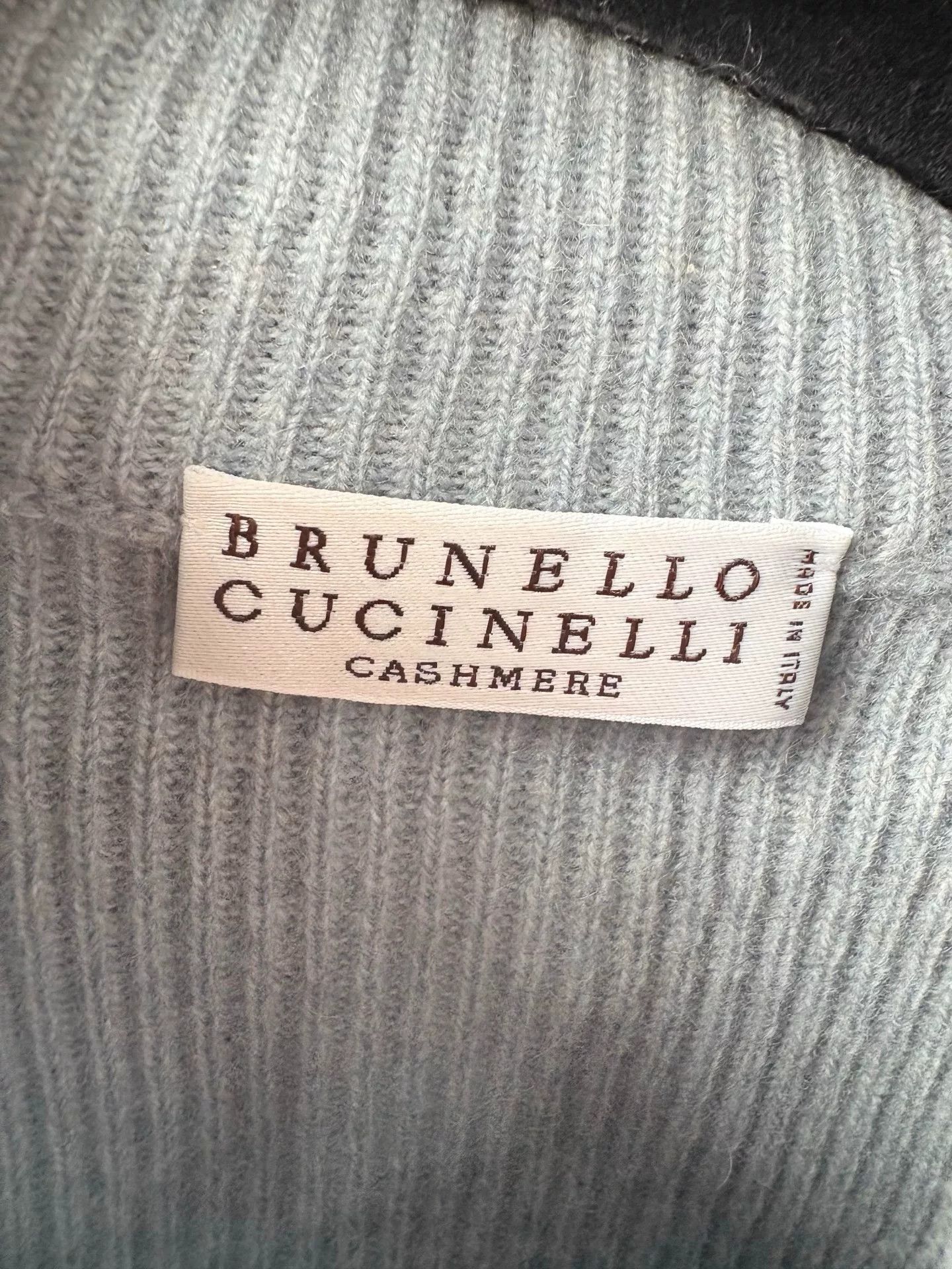 Brunello Cucinelli Brunello Cucinelli Beaded Cashmere Sweater Size US S / EU 44-46 / 1 - 3 Thumbnail