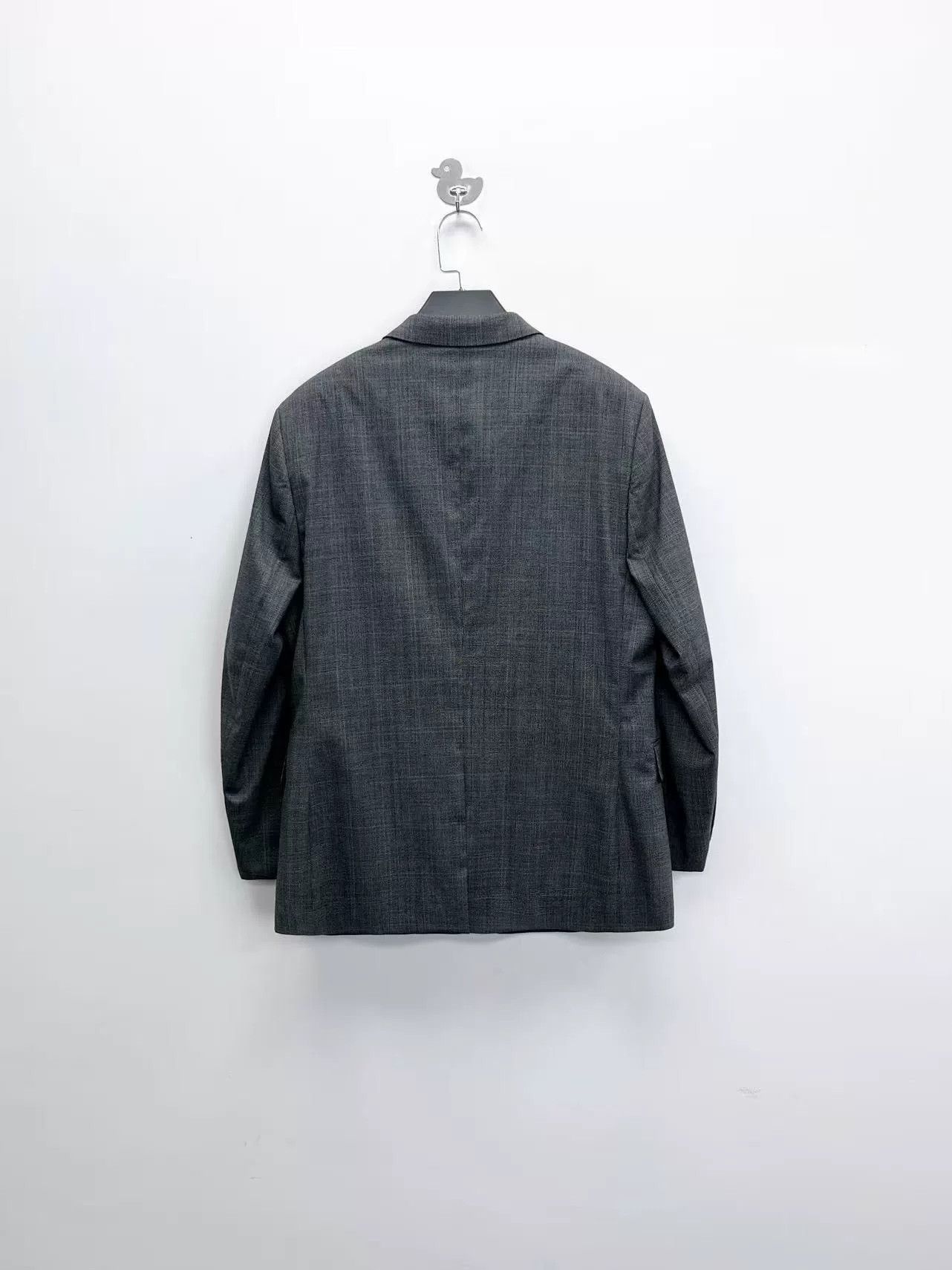 Dior Dior Gray Wool Single-Breasted Blazer Size US XL / EU 56 / 4 - 2 Thumbnail