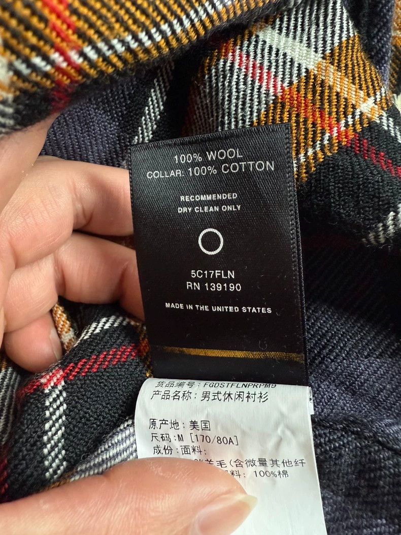 Fear of God Fear of God 5th Collar Denim Flannel Shirt Size US M / EU 48-50 / 2 - 6 Thumbnail