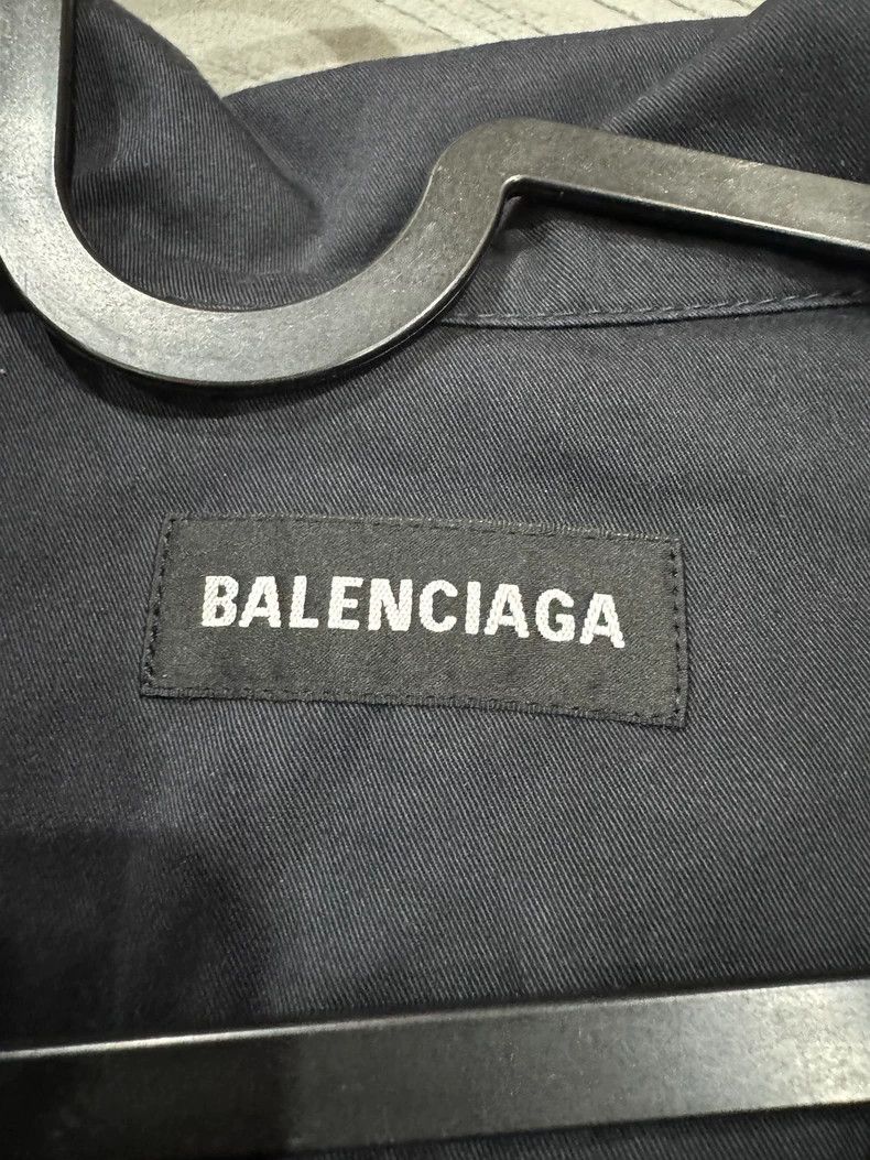 Balenciaga Balenciaga Black White Jacket Size 50 Size US L / EU 52-54 / 3 - 3 Thumbnail