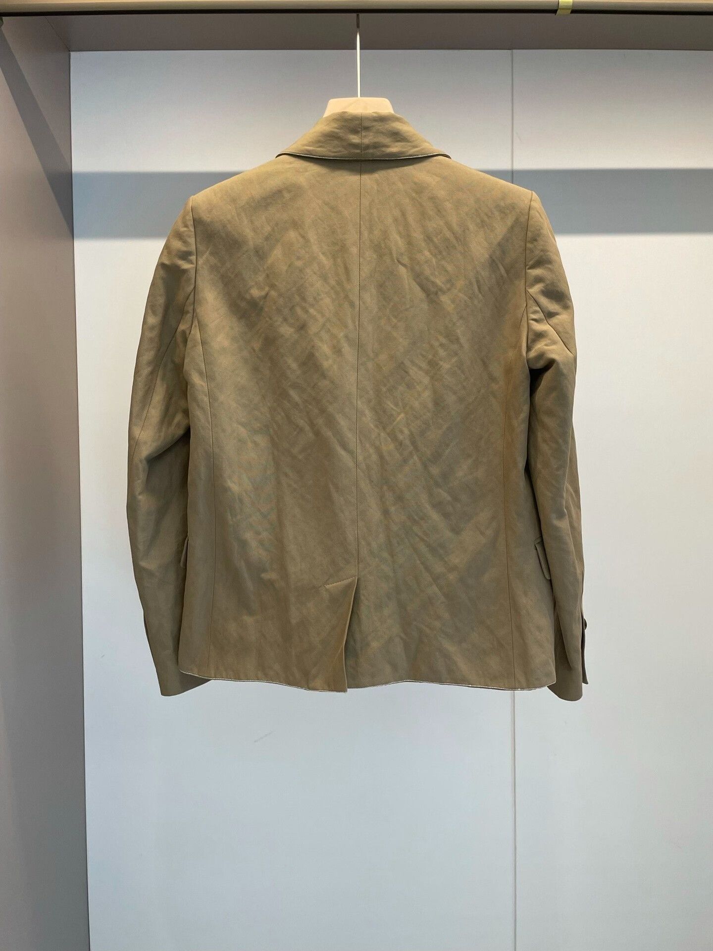 Brunello Cucinelli Brunello Cucinelli Camel Cotton Blazer Size US S / EU 44-46 / 1 - 2 Thumbnail