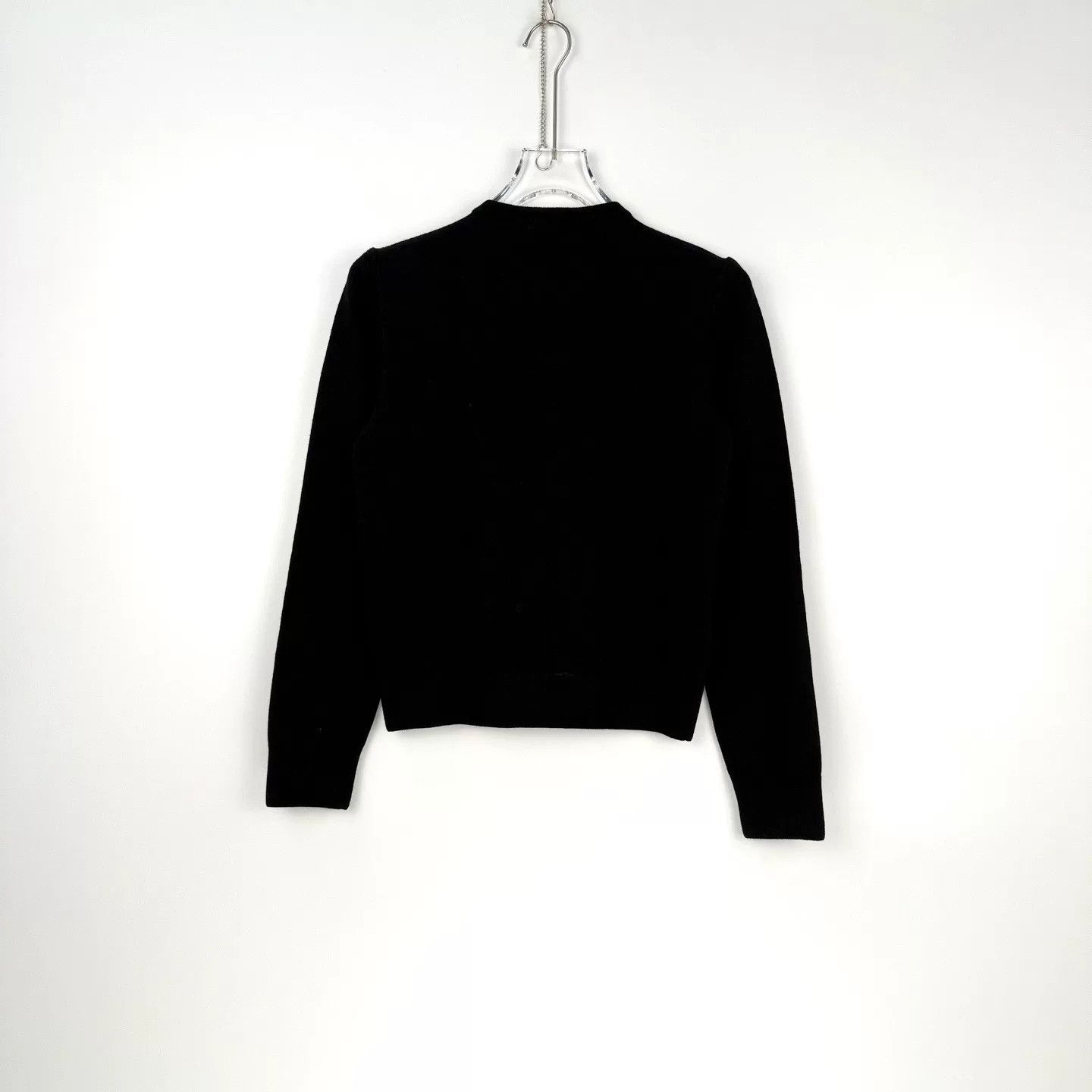 Louis Vuitton LV Black Wool Cardigan with Logo Badges Size US S / EU 44-46 / 1 - 4 Thumbnail