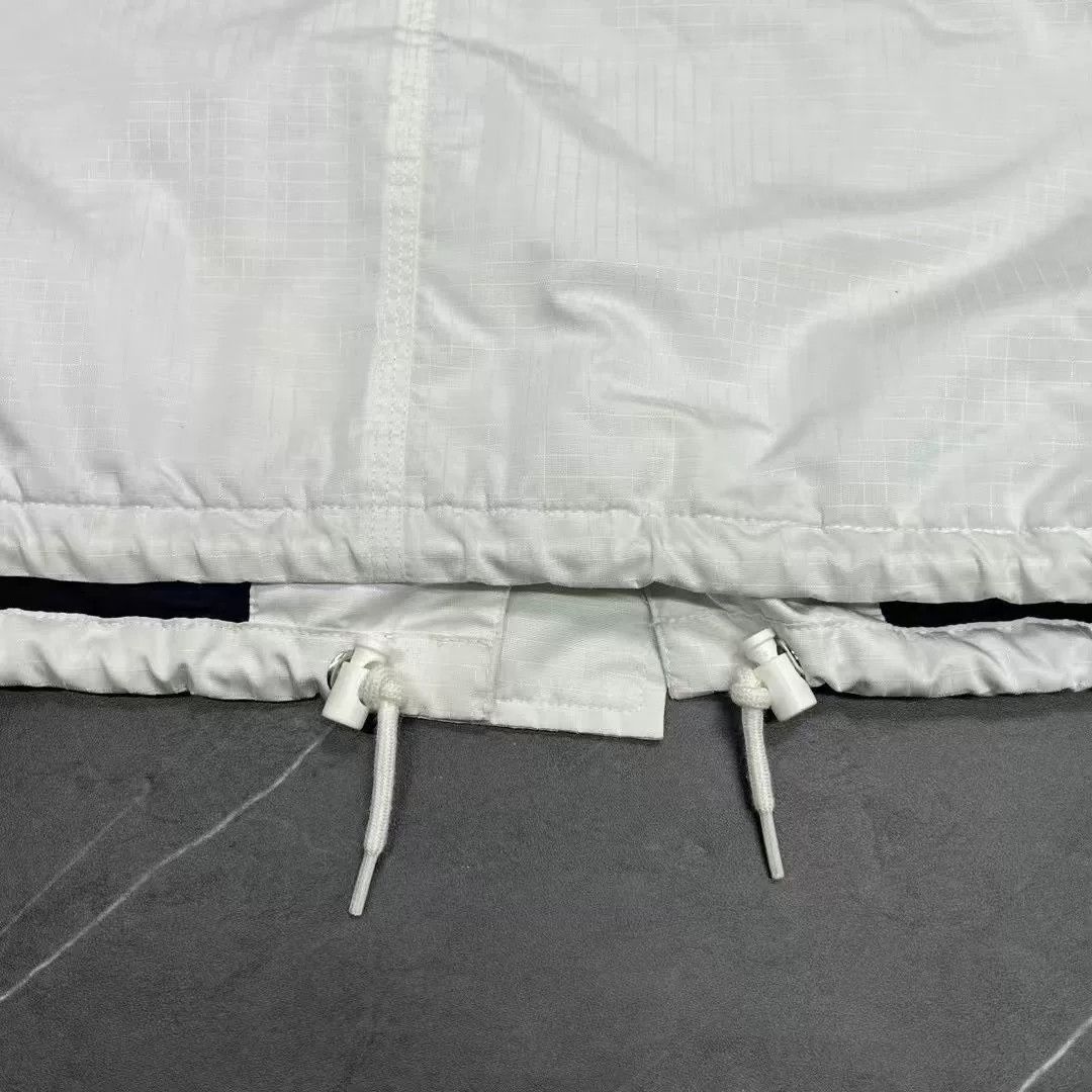 Balenciaga Balenciaga White Embroidered Logo Jacket Size US L / EU 52-54 / 3 - 6 Thumbnail