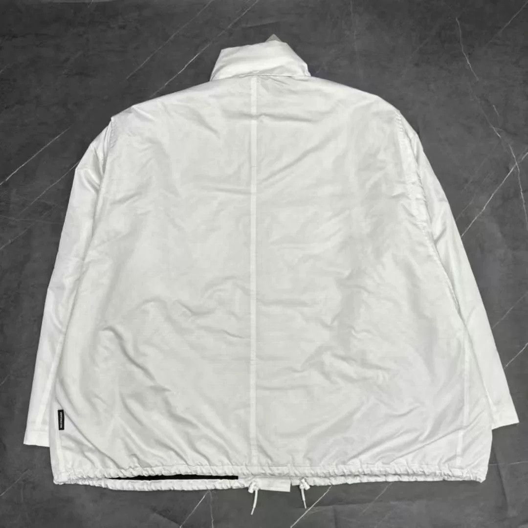 Balenciaga Balenciaga White Embroidered Logo Jacket Size US L / EU 52-54 / 3 - 2 Thumbnail