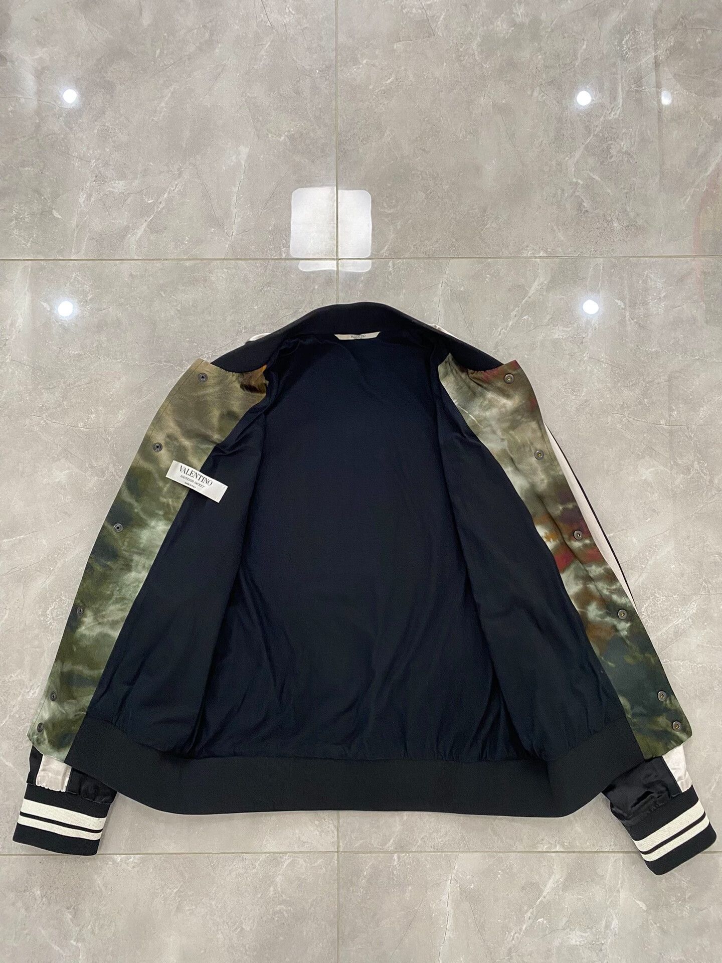 Valentino Valentino Silk Lined Baseball Jacket Size US L / EU 52-54 / 3 - 4 Thumbnail