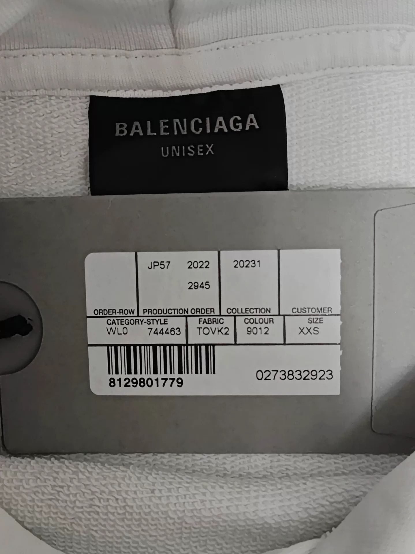 Balenciaga Balenciaga 23SS Wheat Ear Scissors Distressed Hoodie Size US XXS / EU 40 - 4 Thumbnail