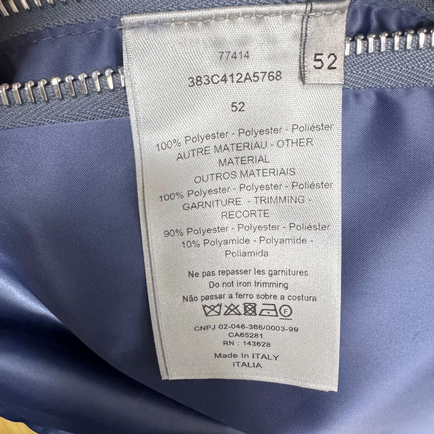 Dior Dior Stand Collar Half-Zip Jacket Size US M / EU 48-50 / 2 - 4 Thumbnail