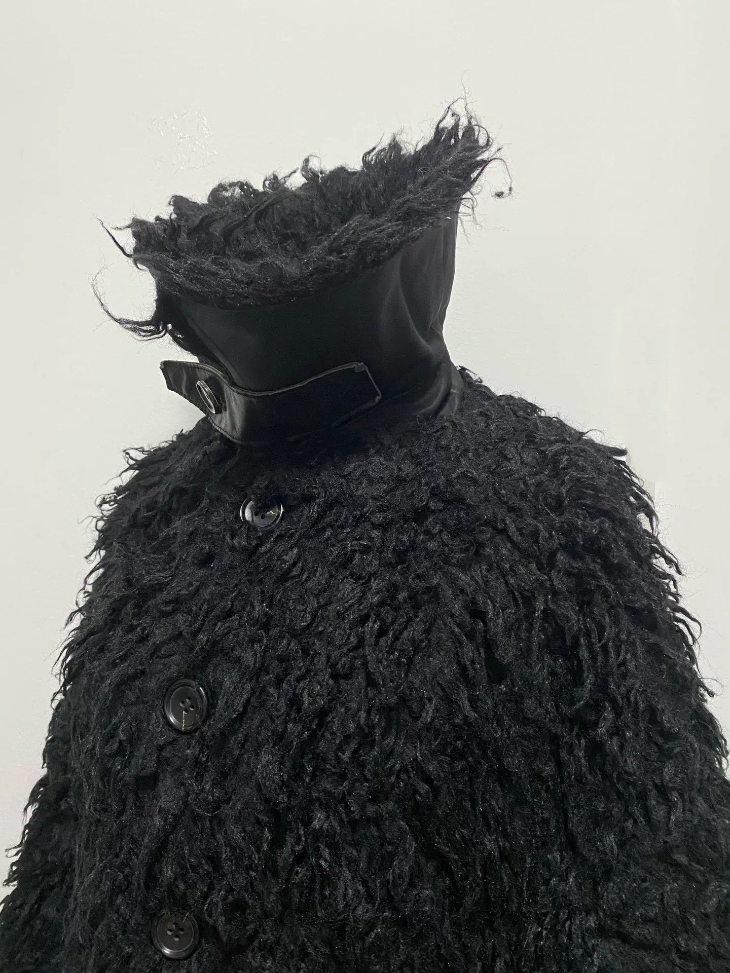 Junya Watanabe junya watanabe black outerwear coat xs size Size US XS / EU 42 / 0 - 5 Thumbnail