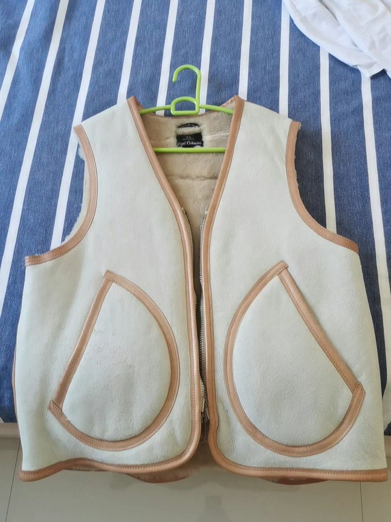 Nigel Cabourn Nigel Cabourn Shearling Vest Size US L / EU 52-54 / 3 - 3 Thumbnail