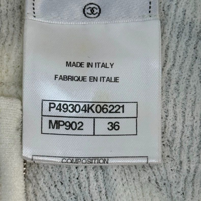 Chanel Chanel White Bow Zip Vest Size US S / EU 44-46 / 1 - 7 Thumbnail