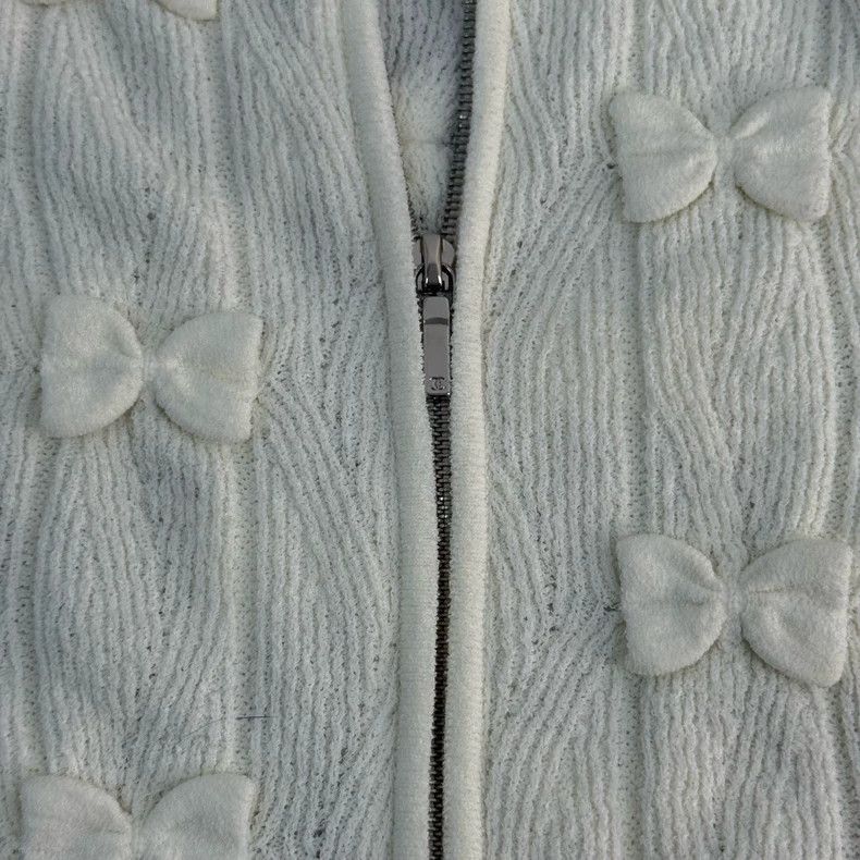 Chanel Chanel White Bow Zip Vest Size US S / EU 44-46 / 1 - 8 Thumbnail