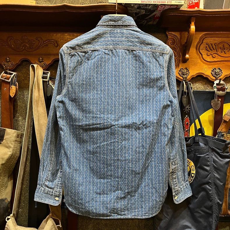 RRL Ralph Lauren RRL Double RL Denim Button-Up Shirt Size US S / EU 44-46 / 1 - 2 Thumbnail
