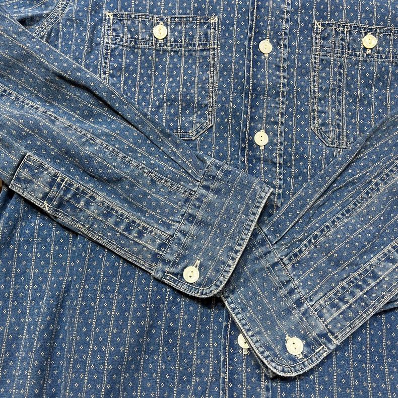 RRL Ralph Lauren RRL Double RL Denim Button-Up Shirt Size US S / EU 44-46 / 1 - 7 Thumbnail