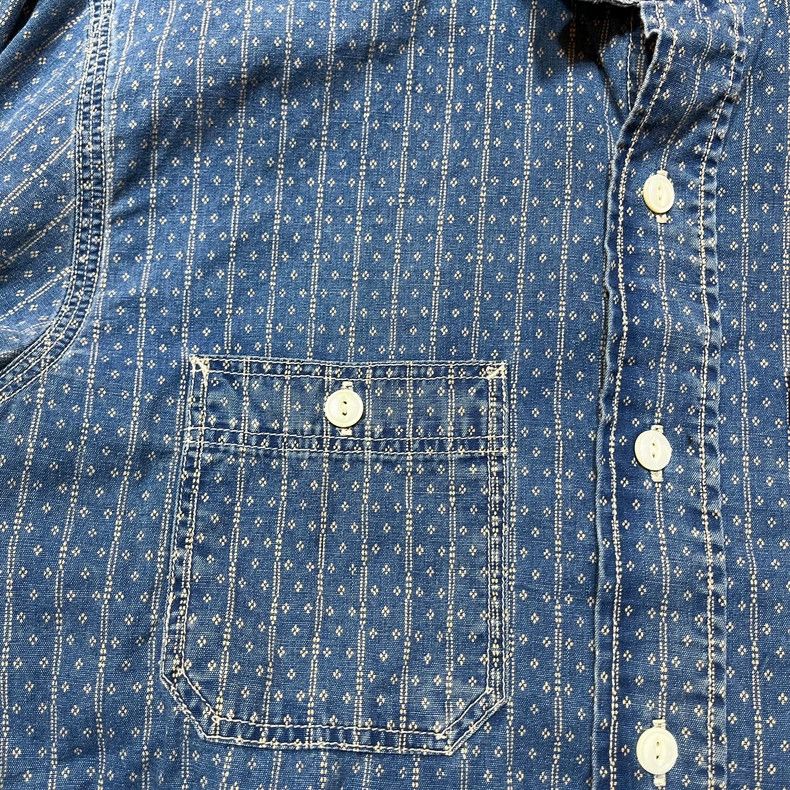 RRL Ralph Lauren RRL Double RL Denim Button-Up Shirt Size US S / EU 44-46 / 1 - 4 Thumbnail