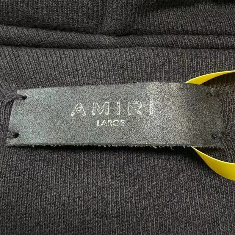 Amiri Amiri Distressed Zip Hoodie Jacket Size US L / EU 52-54 / 3 - 4 Thumbnail