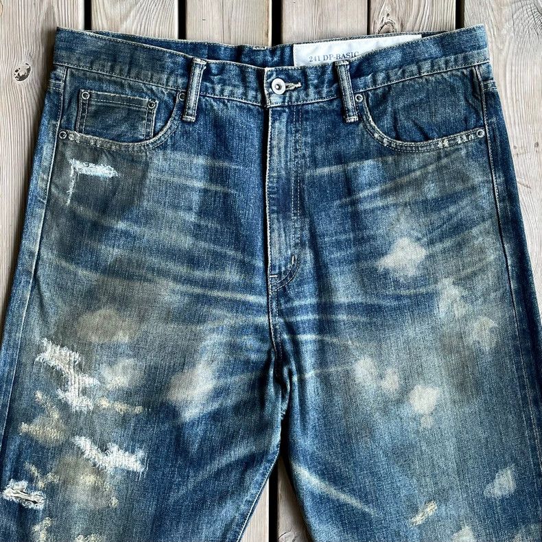 Neighborhood Neighborhood Distressed Denim Jeans Size US 34 / EU 50 - 3 Thumbnail