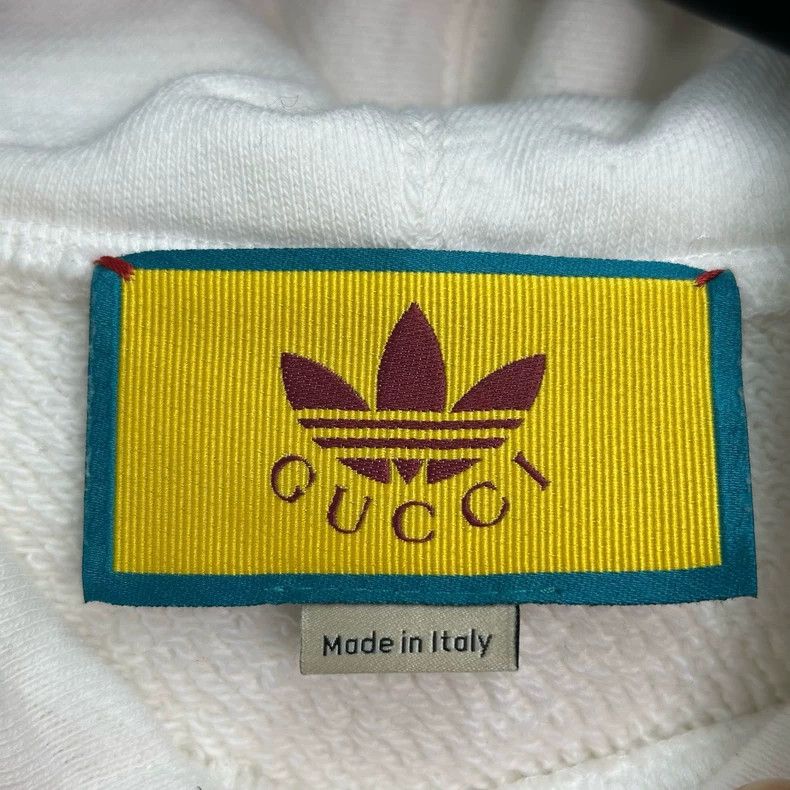 Gucci Gucci Adidas Collaboration Three Stripes Letter Hoodie Size US M / EU 48-50 / 2 - 3 Thumbnail