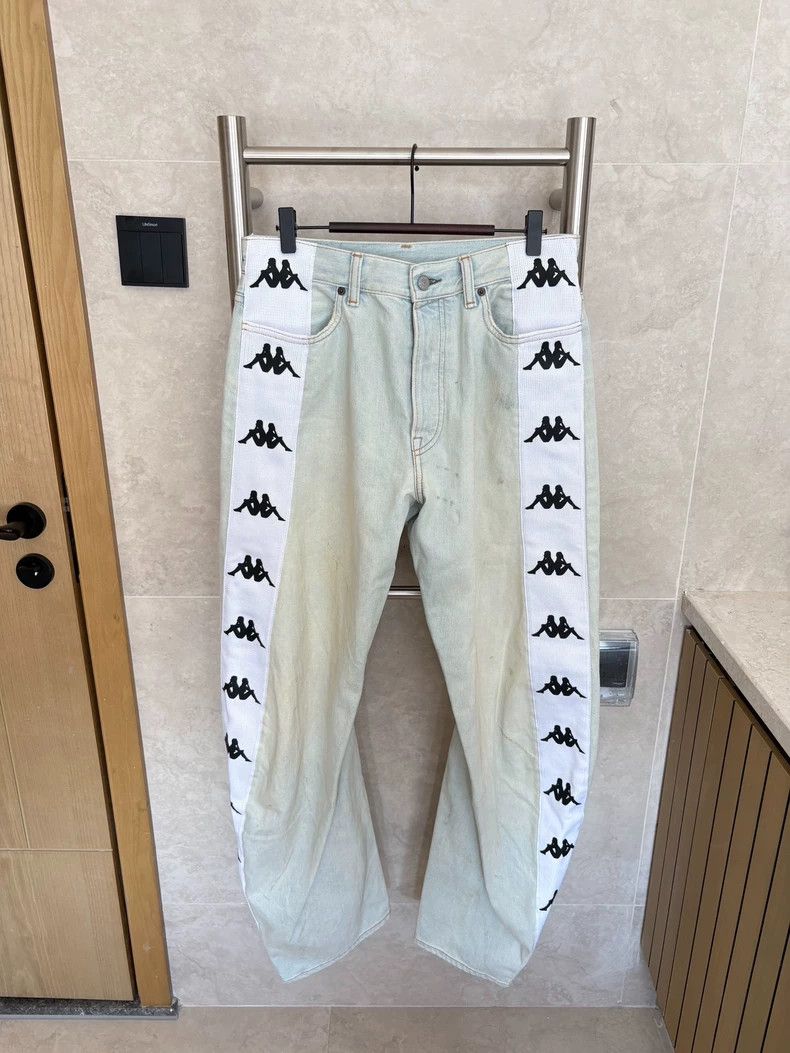 Acne Studios Acne Studios x Kappa Wide Leg Jeans Size US 28 / EU 44 - 2 Thumbnail