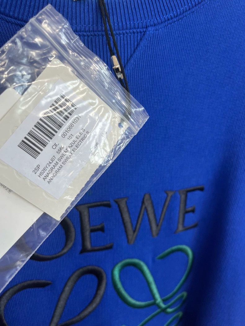 Loewe Loewe Blue Embroidered Logo Sweatshirt Size US S / EU 44-46 / 1 - 3 Thumbnail