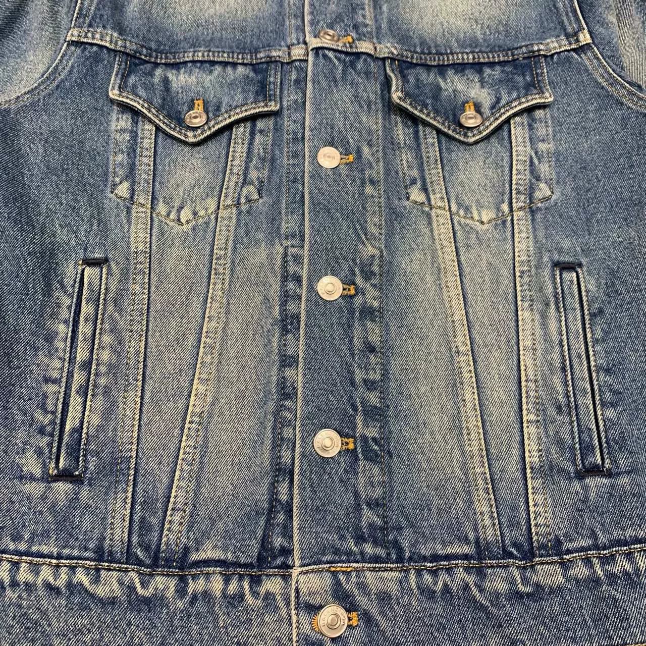 Balenciaga Balenciaga Coke Embroidery Denim Jacket Size US M / EU 48-50 / 2 - 6 Thumbnail