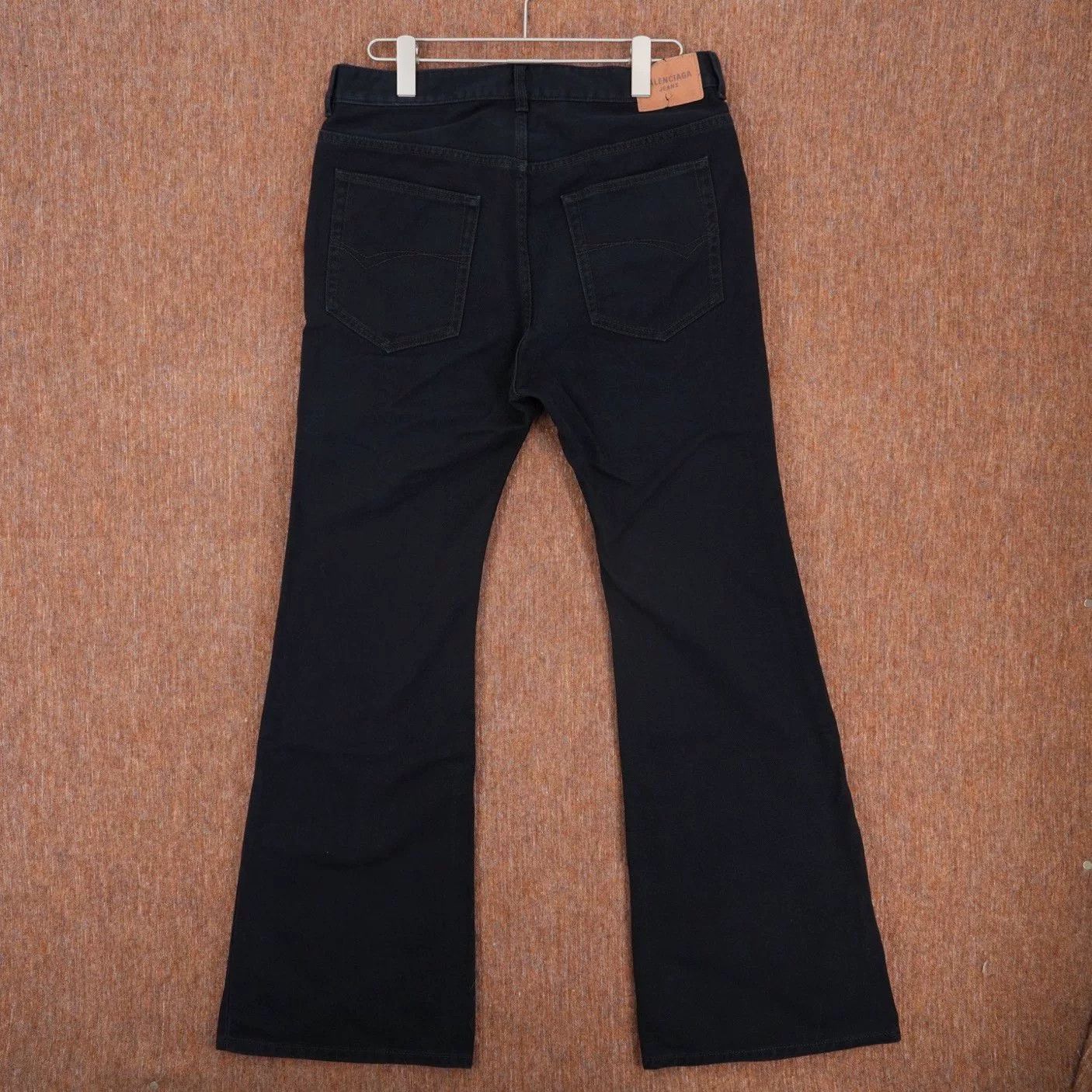 Balenciaga Balenciaga 24 Black Flared Denim Jeans Size US 26 / EU 42 - 2 Thumbnail