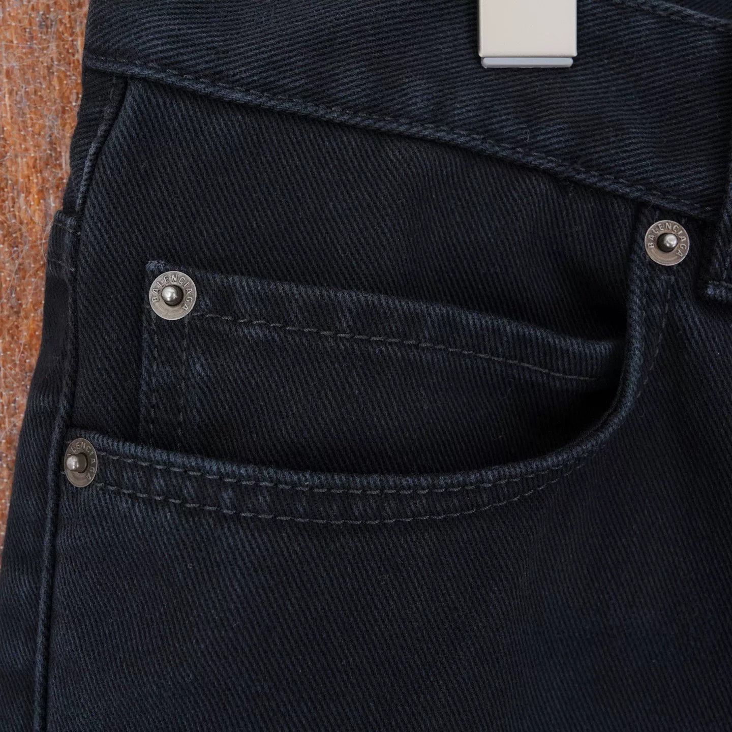 Balenciaga Balenciaga 24 Black Flared Denim Jeans Size US 26 / EU 42 - 4 Thumbnail