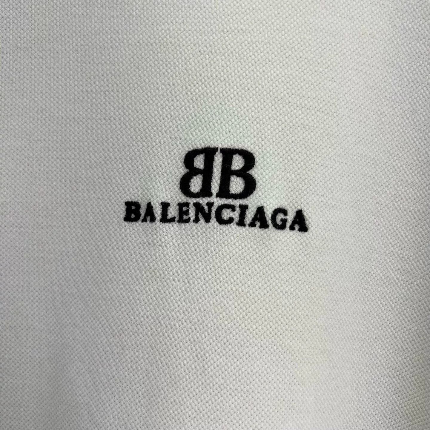 Balenciaga Balenciaga Embroidered Logo Loose Polo Size US L / EU 52-54 / 3 - 3 Thumbnail