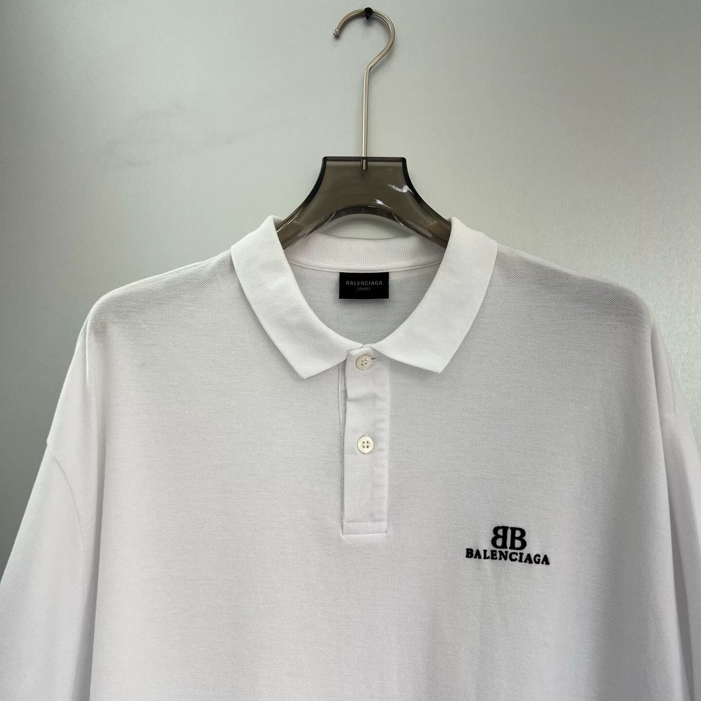 Balenciaga Balenciaga Embroidered Logo Loose Polo Size US L / EU 52-54 / 3 - 5 Thumbnail