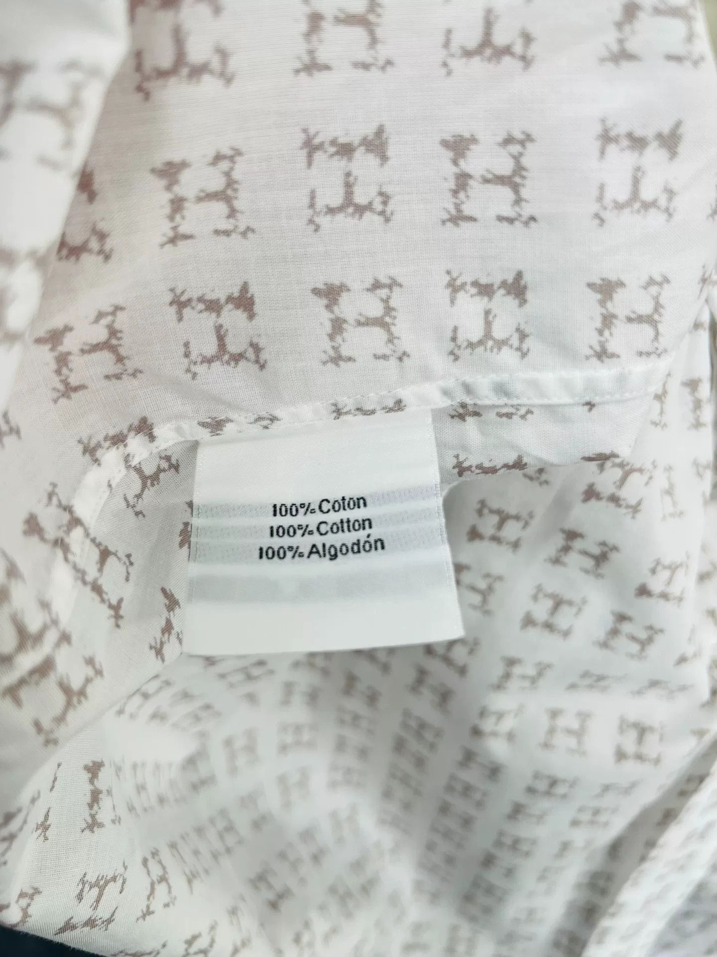 Hermes Hermes Monogram H Shirt Size 43 Size US XL / EU 56 / 4 - 4 Thumbnail