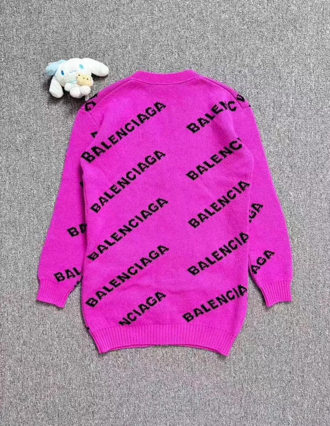 Balenciaga Balenciaga Logo Wool Knit Cardigan XS Size US XS / EU 42 / 0 - 2 Thumbnail