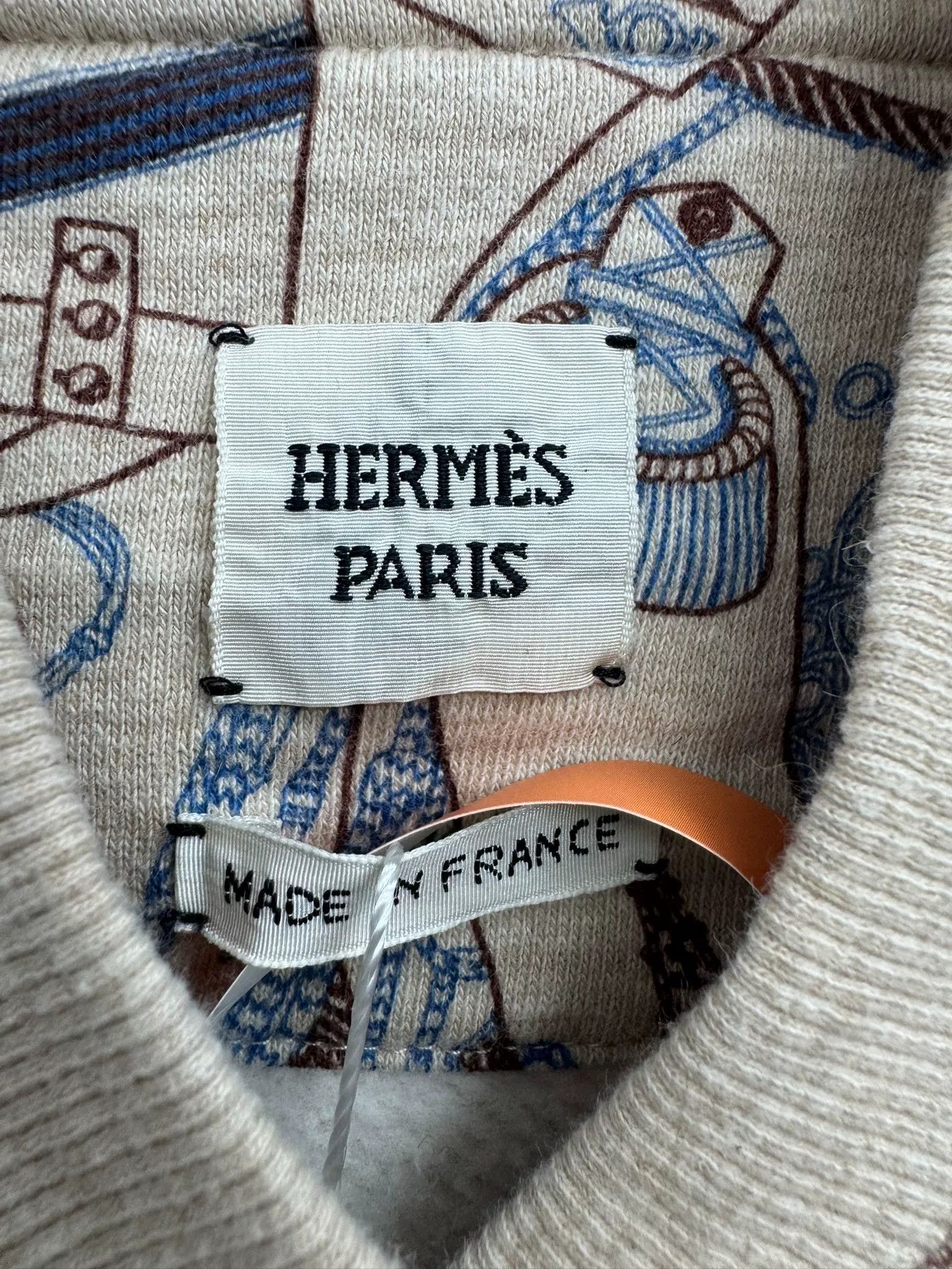 Hermes Hermes King & Knight Vintage Print Sweatshirt Jacket Size US M / EU 48-50 / 2 - 3 Thumbnail