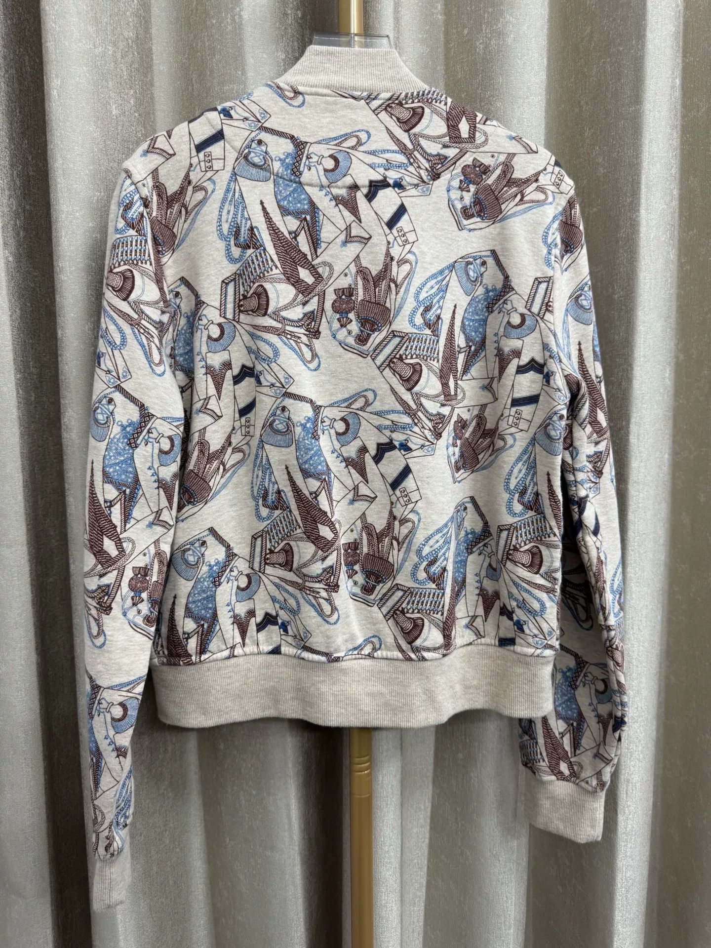 Hermes Hermes King & Knight Vintage Print Sweatshirt Jacket Size US M / EU 48-50 / 2 - 6 Thumbnail