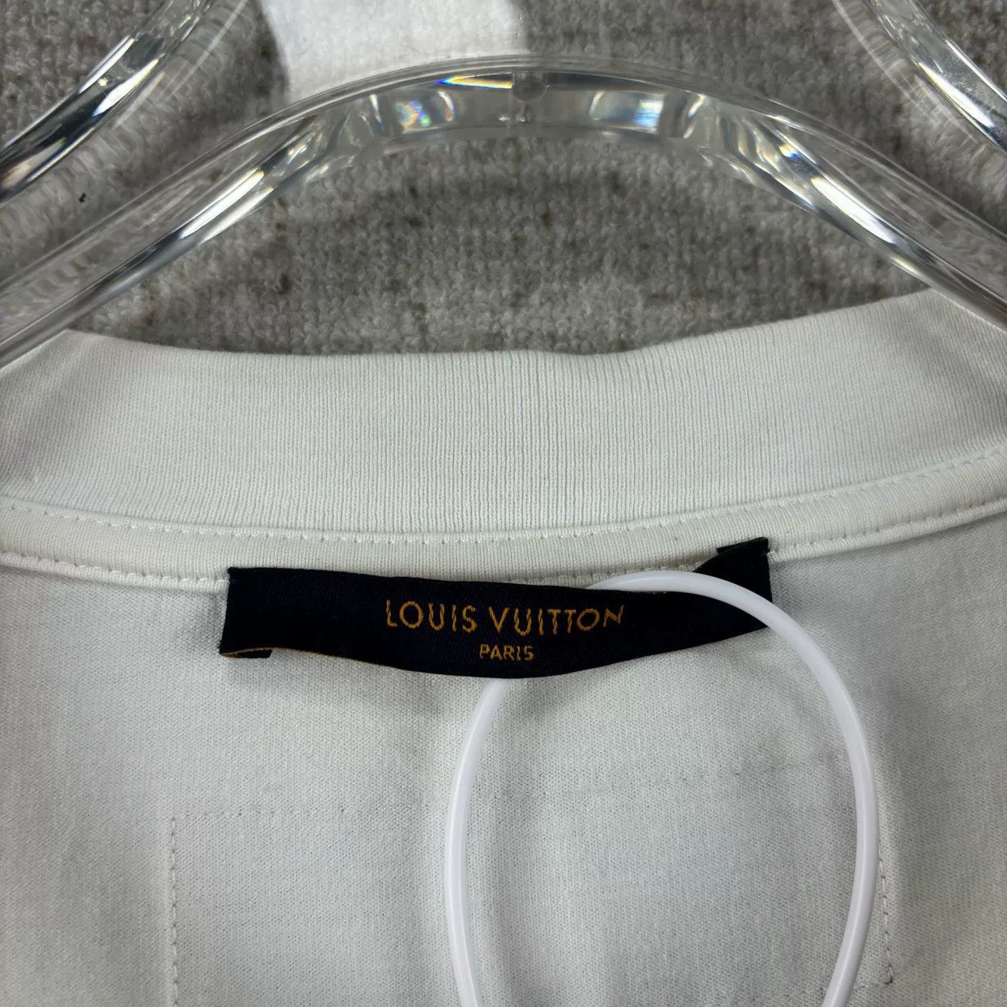 Louis Vuitton Louis Vuitton Embroidered Logo Crewneck Tee Size US L / EU 52-54 / 3 - 4 Thumbnail