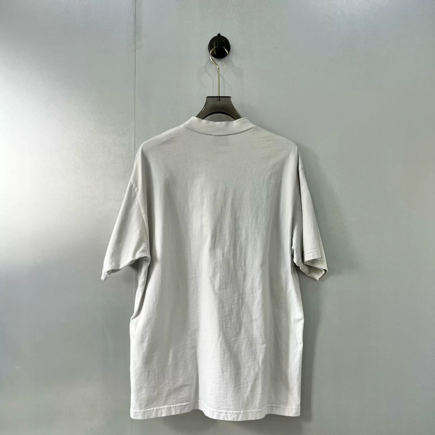Balenciaga Balenciaga White Blue Short Sleeve T-shirt Size US S / EU 44-46 / 1 - 2 Thumbnail
