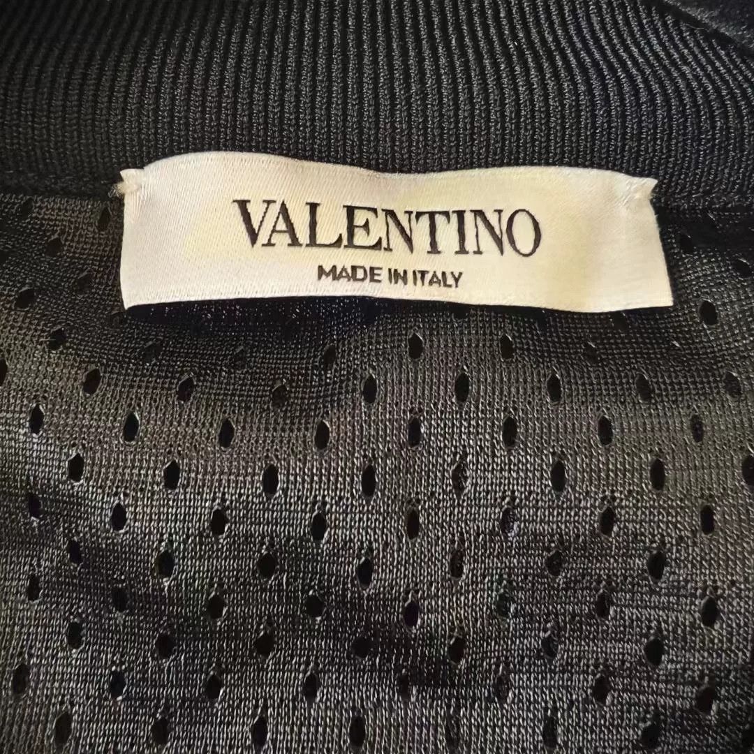 Valentino Valentino Leather-Sleeve Knit Jacket Size US L / EU 52-54 / 3 - 3 Thumbnail