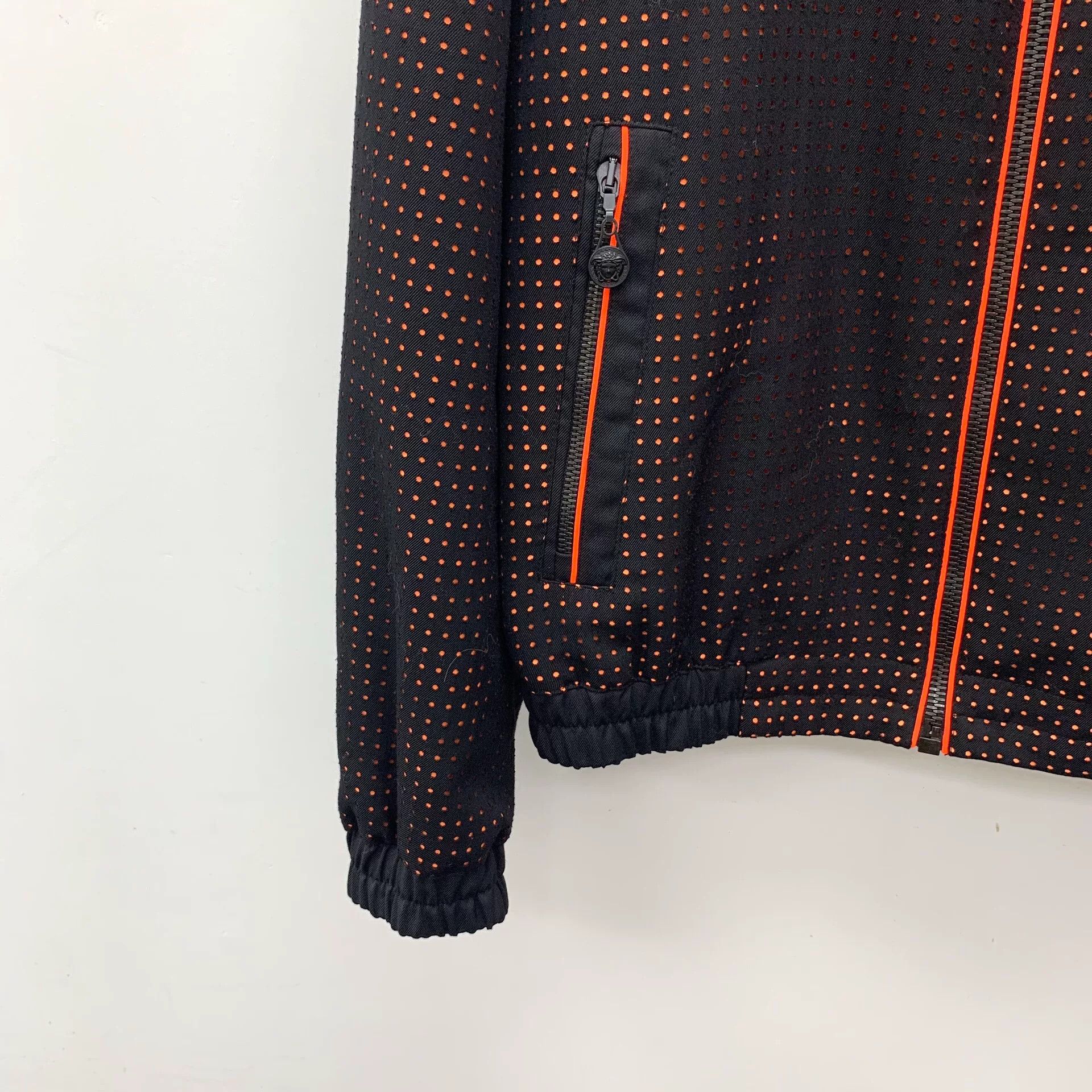 Versace Versace Colorblock Mesh Zip Jacket Size US L / EU 52-54 / 3 - 4 Thumbnail