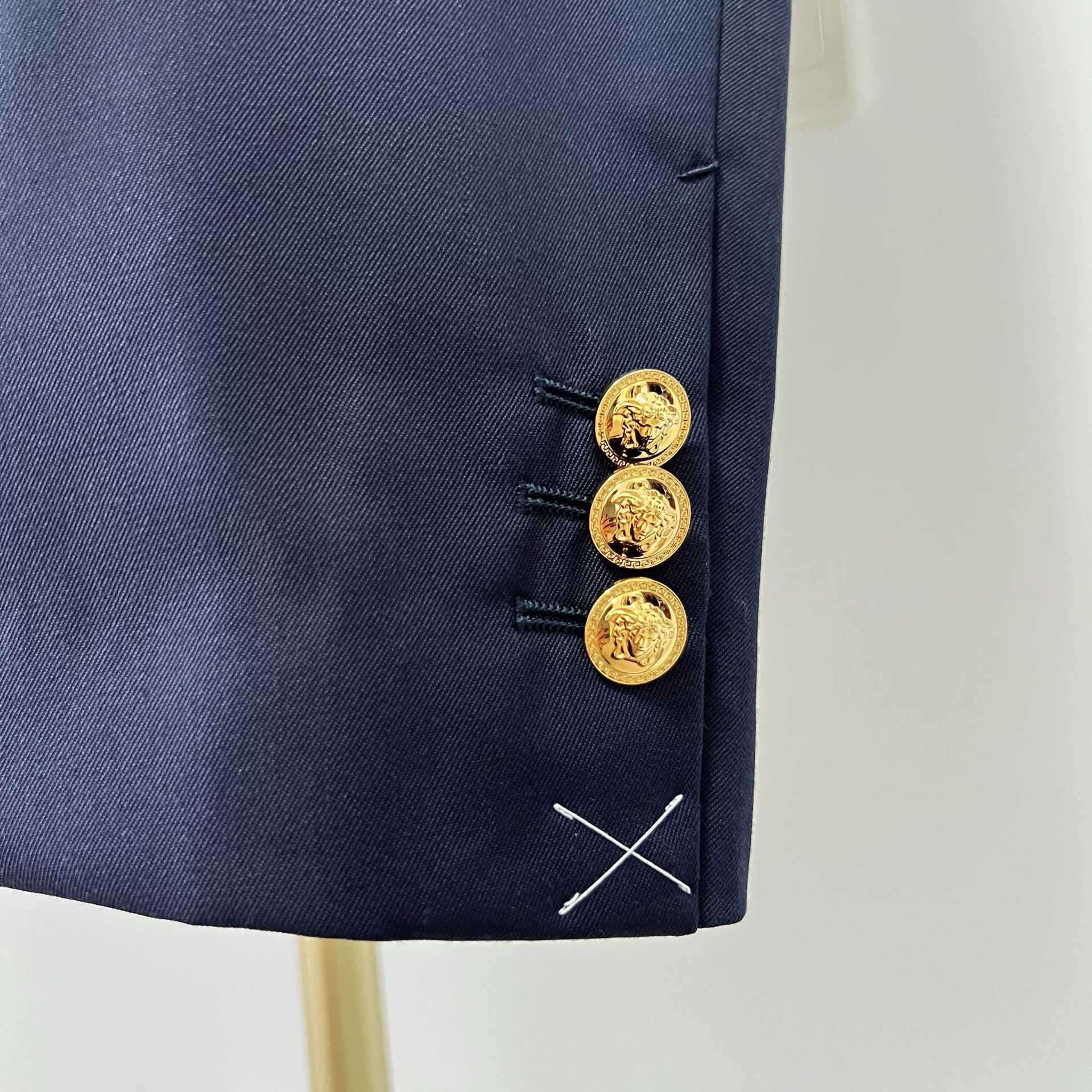 Versace Versace Men's Wool Two-Button Suit Size US XL / EU 56 / 4 - 4 Thumbnail