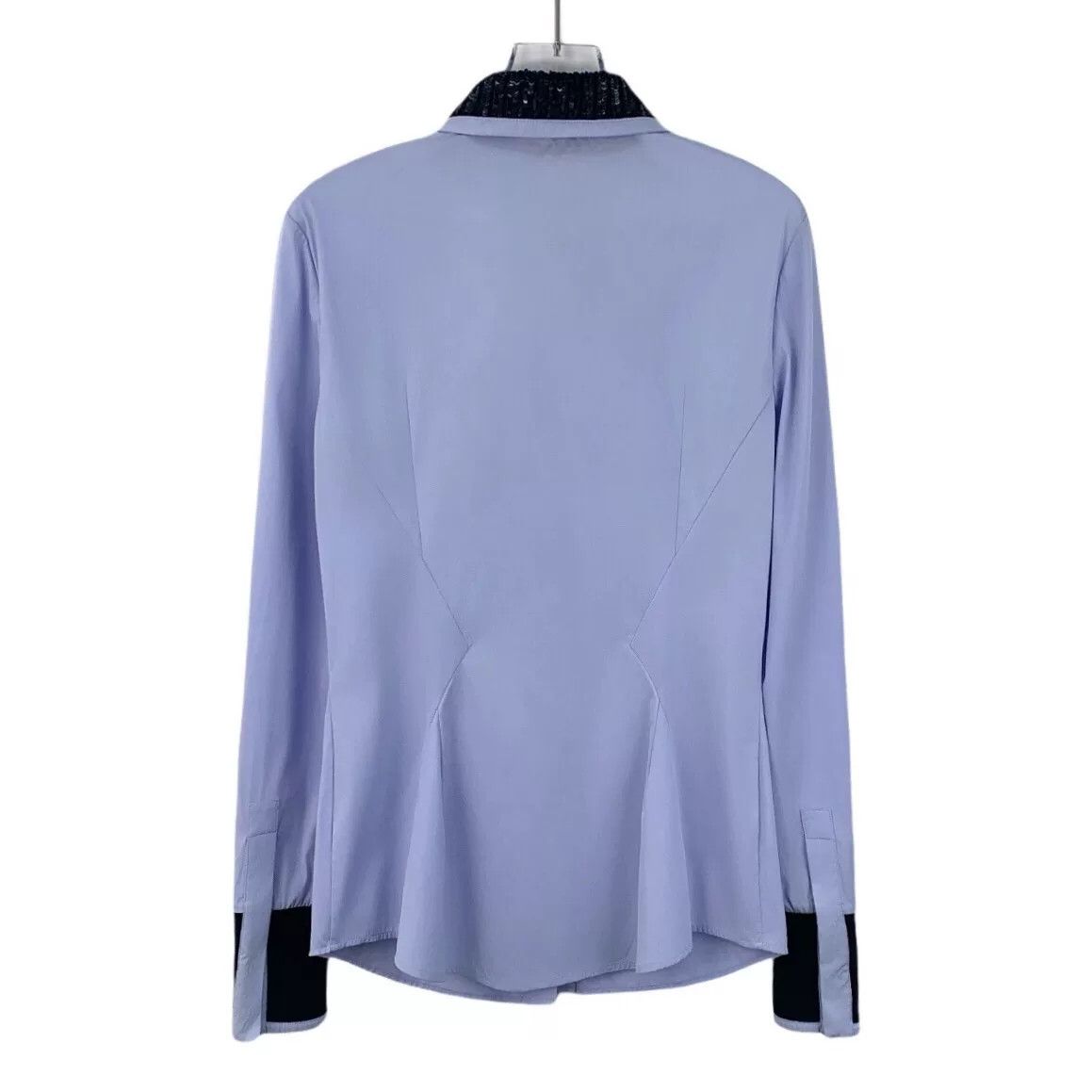 Dior dior blue sequined cotton long sleeve shirt Size US S / EU 44-46 / 1 - 2 Thumbnail