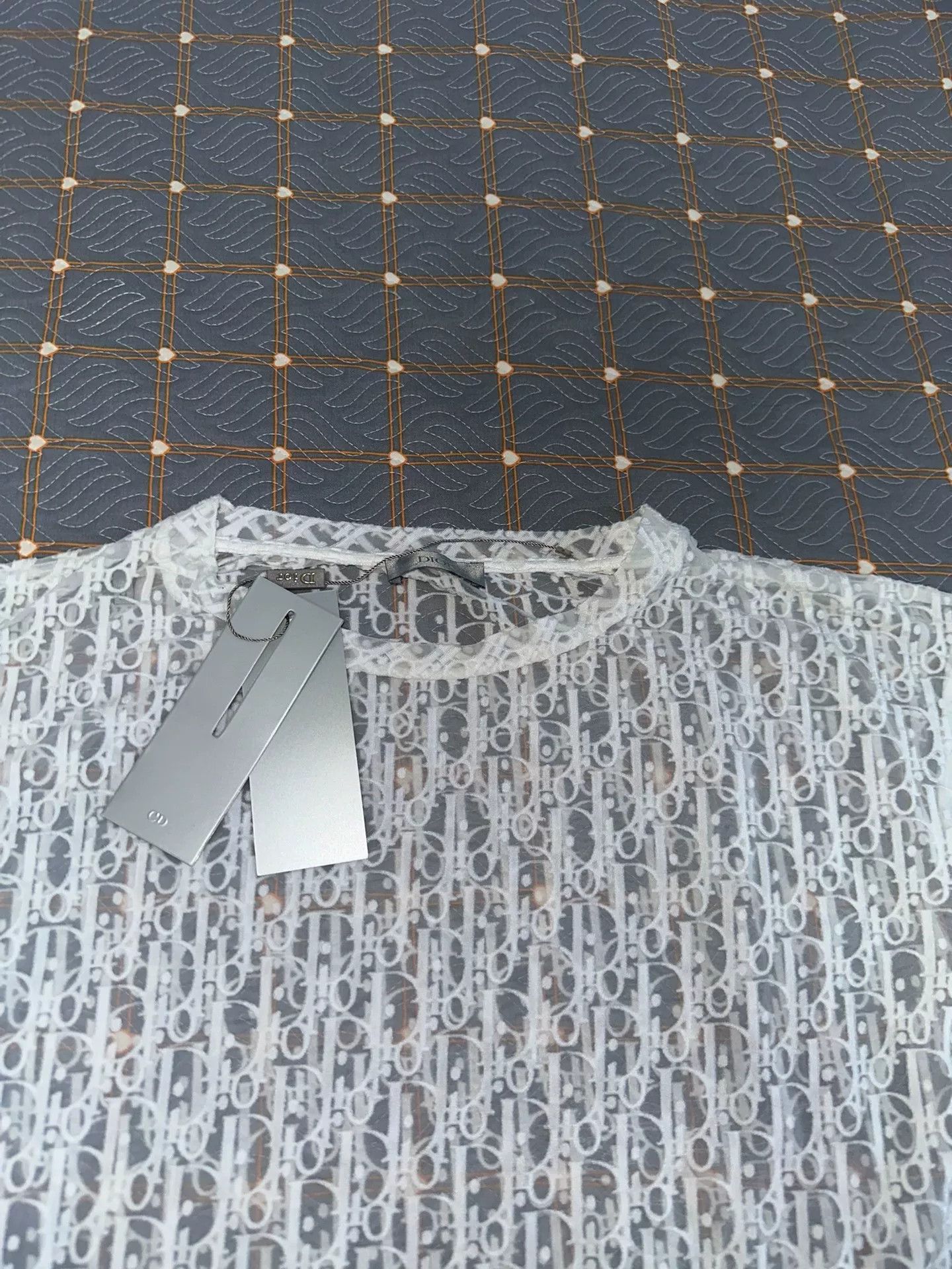Dior dior transparent short sleeve logo t-shirt Size US M / EU 48-50 / 2 - 2 Thumbnail