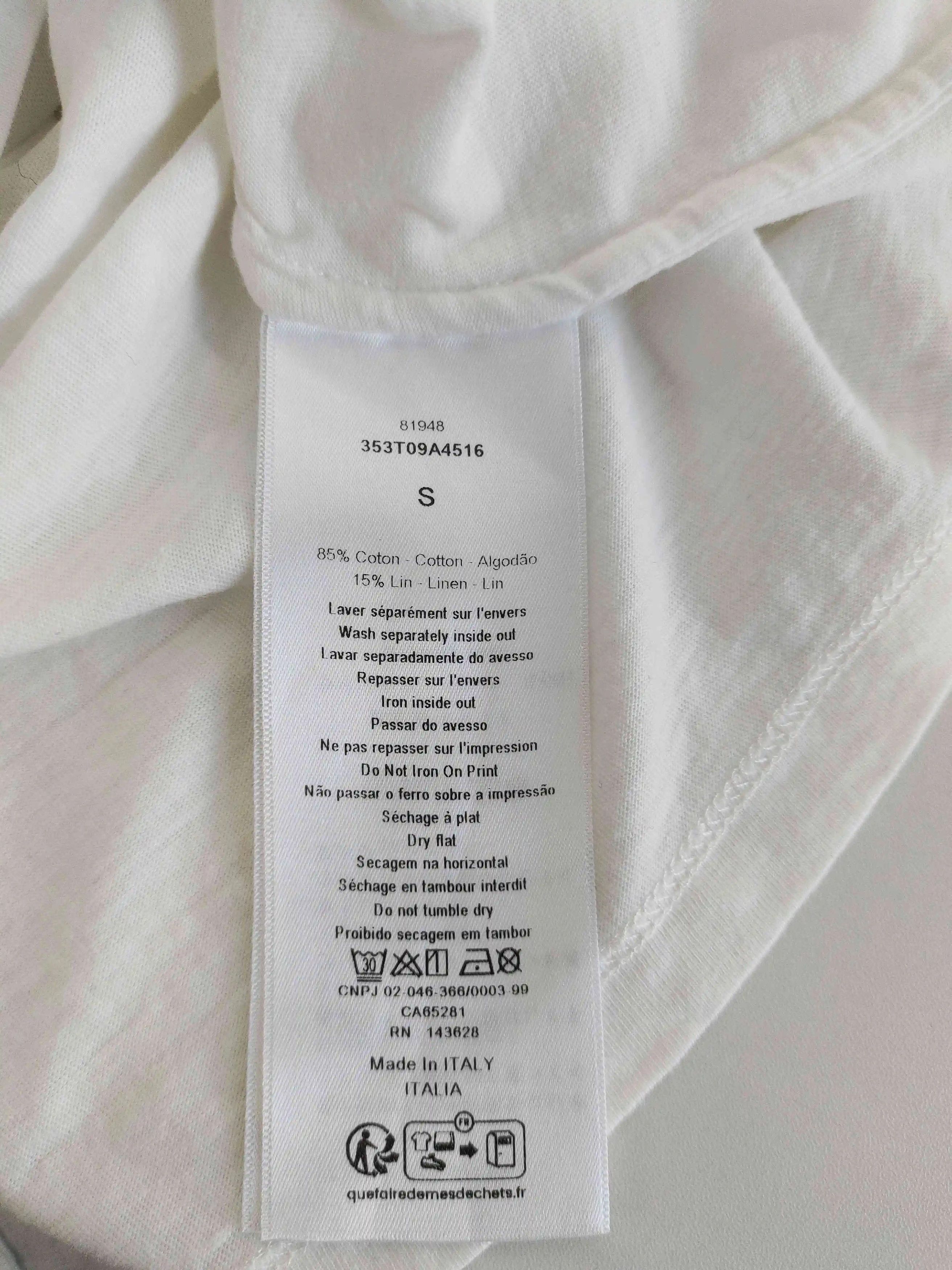 Dior white floral print short sleeve shirt Size US S / EU 44-46 / 1 - 4 Thumbnail