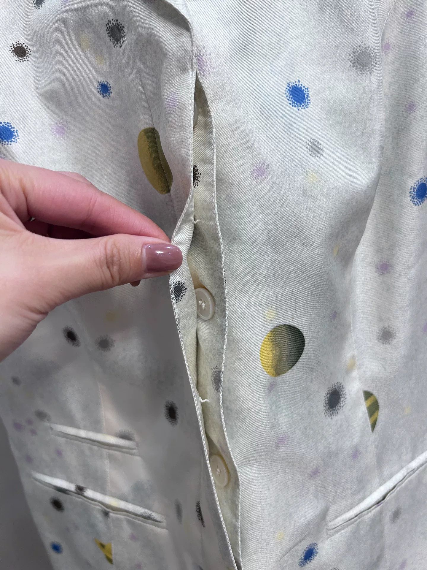 Hermes hermès vintage silk vest with polka dots Size US M / EU 48-50 / 2 - 5 Thumbnail