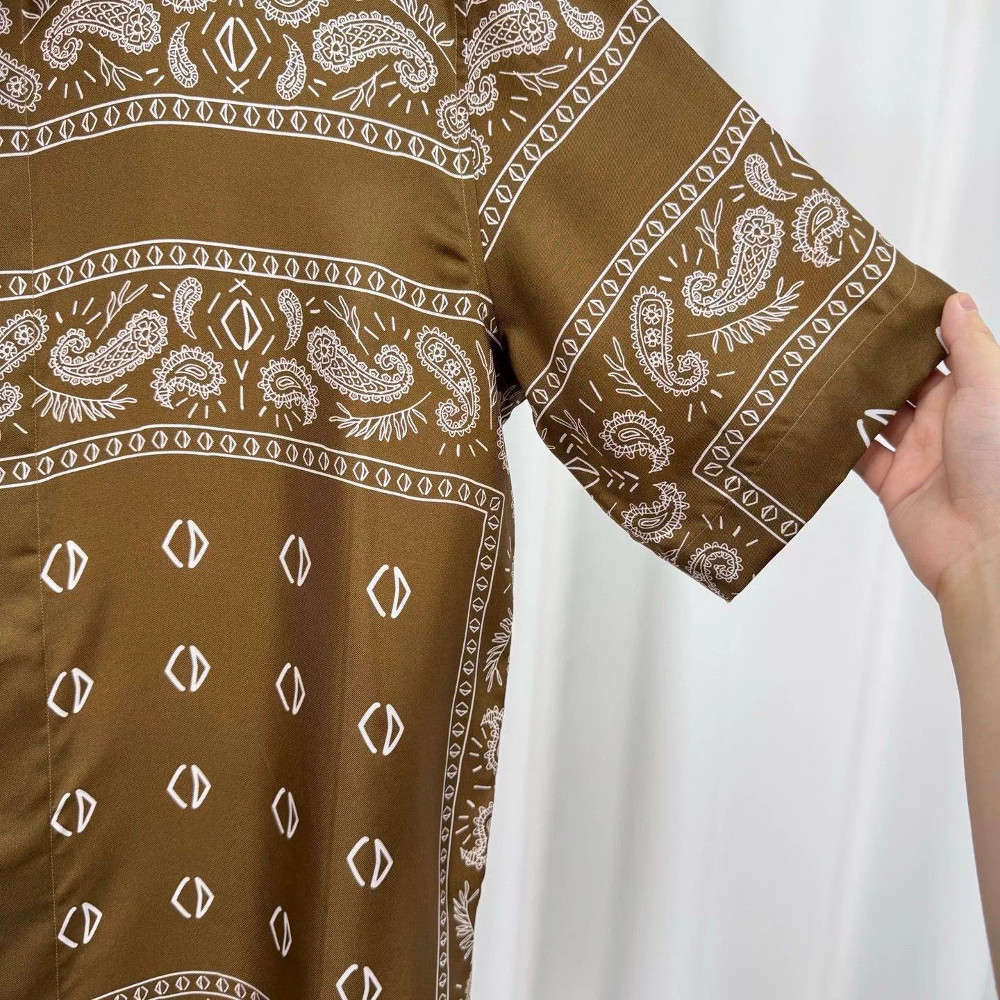 Dior dior short sleeve silk shirt with paisley pattern Size US M / EU 48-50 / 2 - 4 Thumbnail